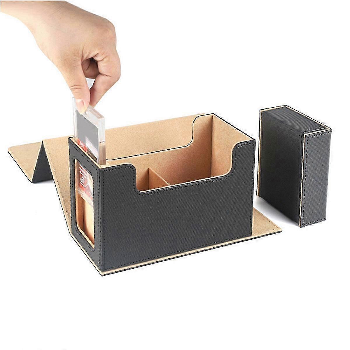 Card Deck Box with Display Window,Card Deck Case greenBlack Green SZRH A-YH