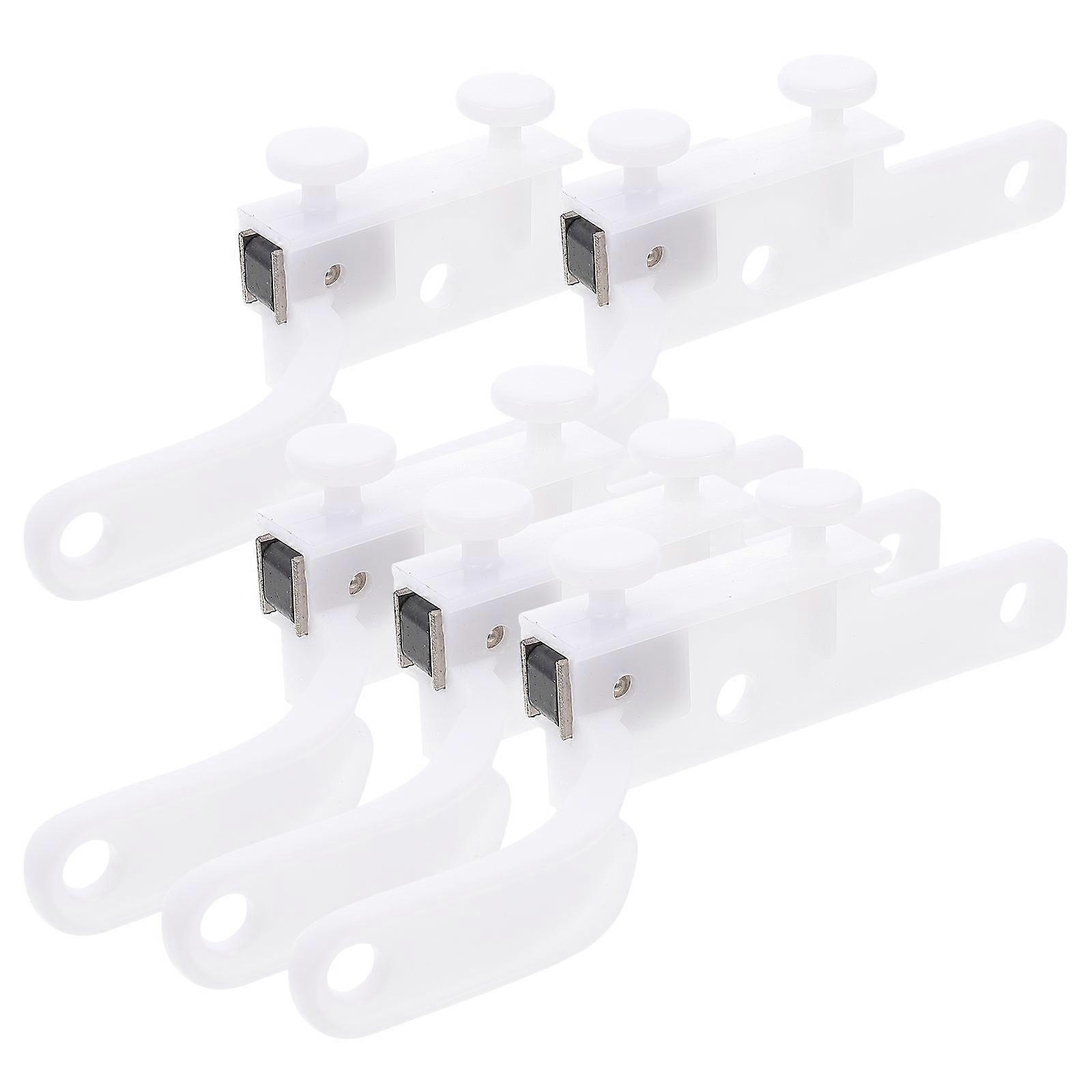Curtain Runners Wheel Made of Plastic for Bedrooms and Offices Ensures Free Rolling 5 Pairs