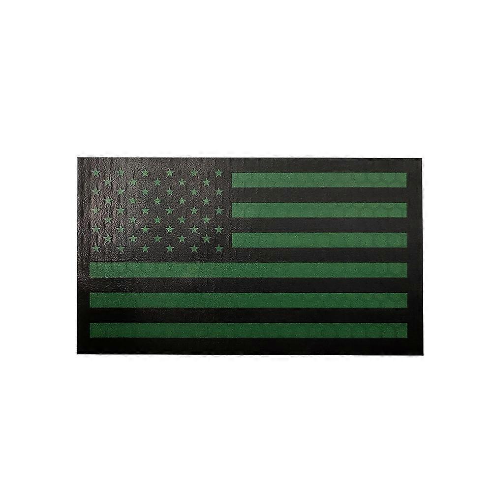 Reflective American Flag Patch 9x5CM for Outdoor Gear Tactical Applique Hook