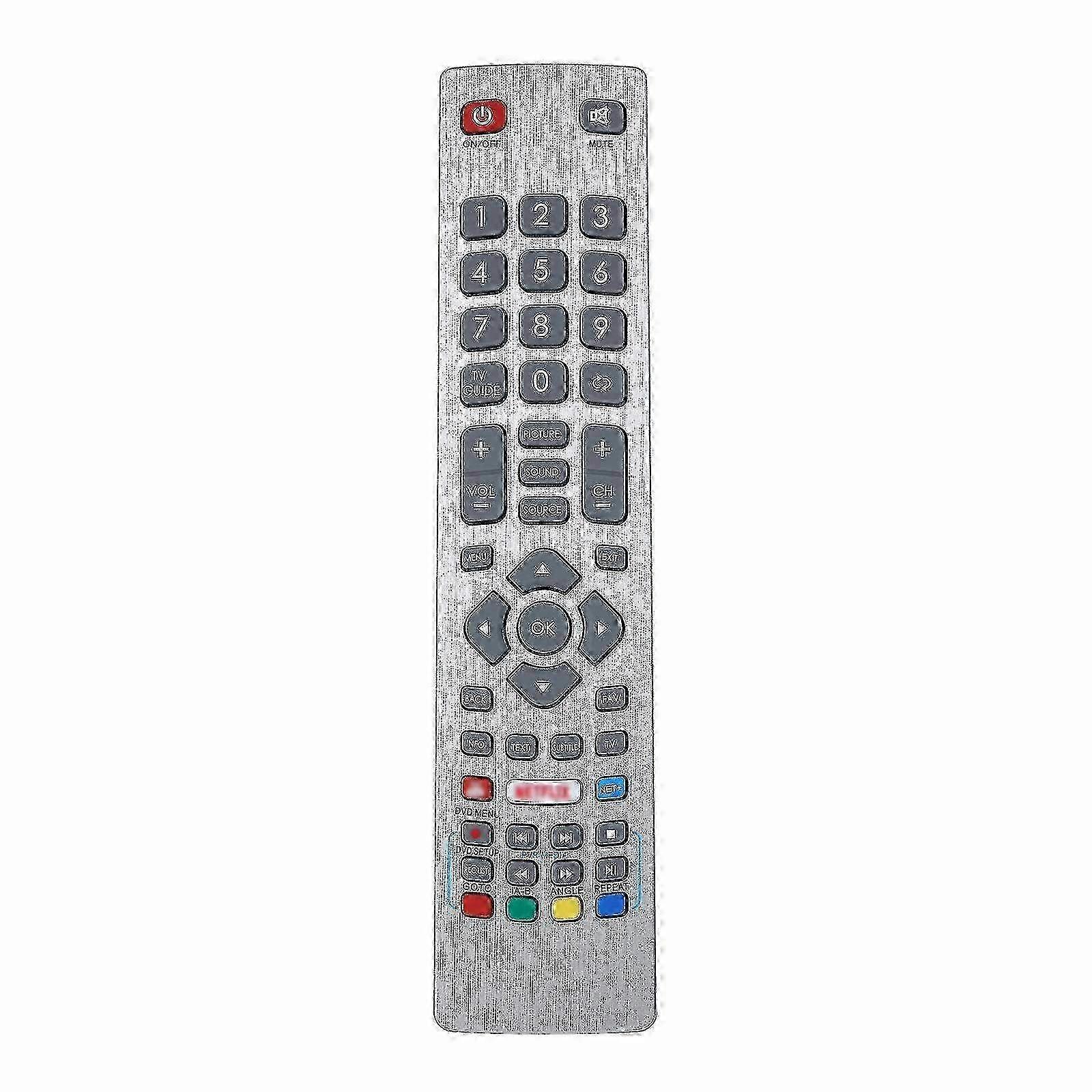 TV Remote Control Replacement for Sharp Aquos Remote Controller Smart Replacement Portable Sizesilver SZRH A-C