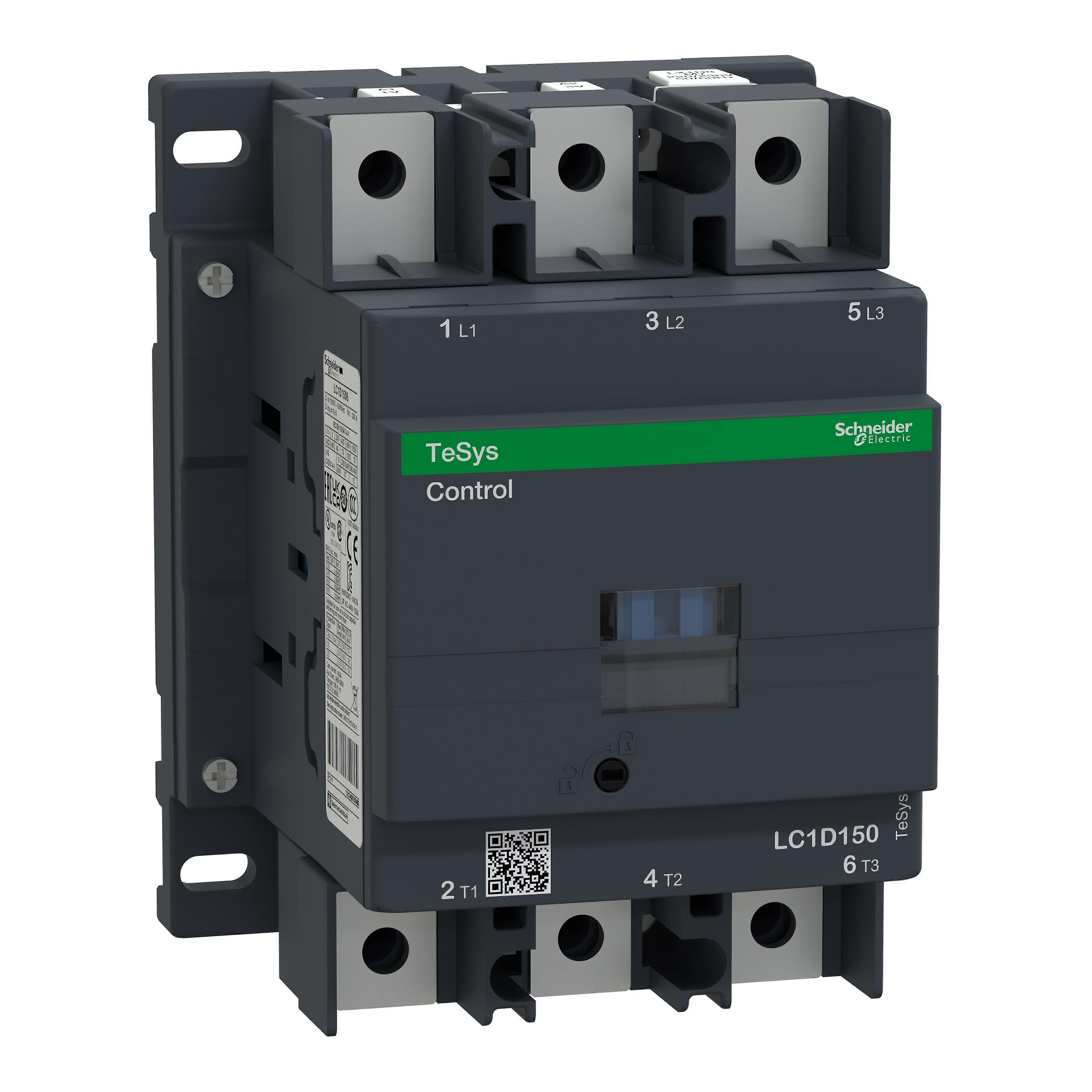 Schneider Contactor 150a 3-pole Tesys D Lc1d1506q7