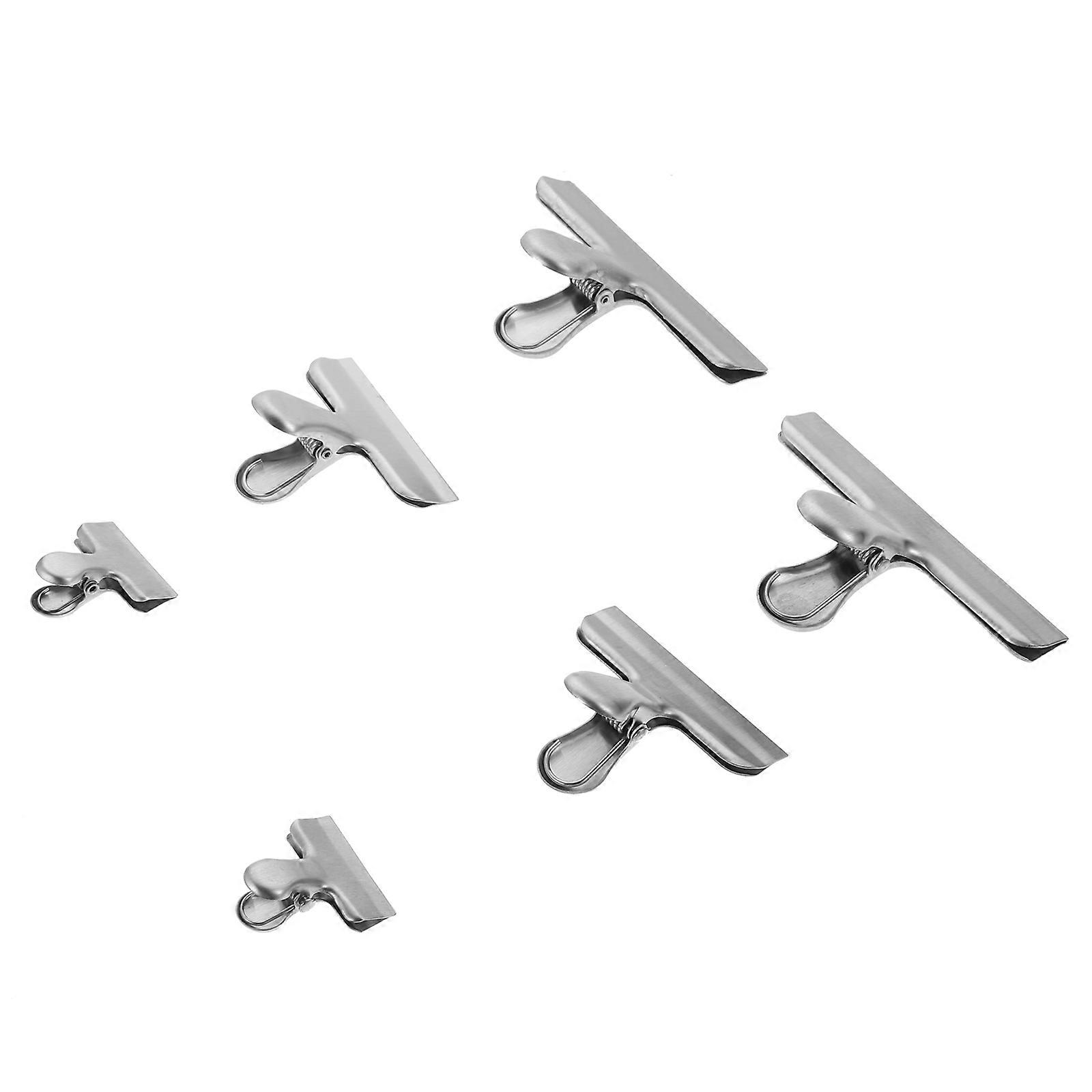 Reusable Bag Sealer Clips 6Pcs Practical Design Food Sealing Freshness For Household Users