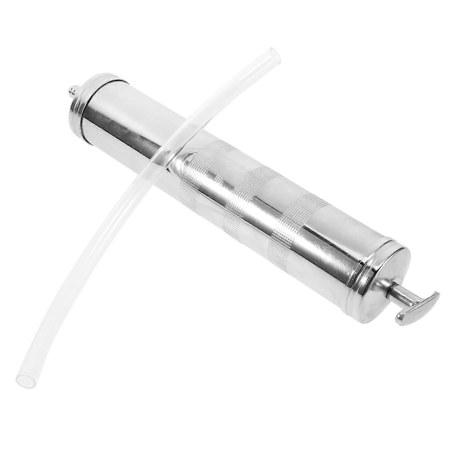 Manual Pump with Suction Hose for Efficient Fuel Transfer, Durable Design, Precise Flow Control for Automotive Fluid Extraction