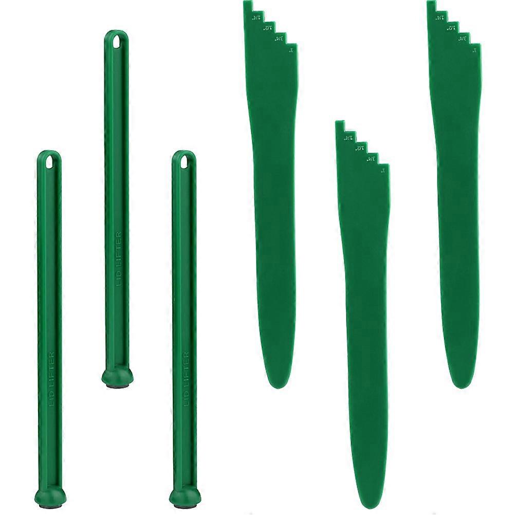 Magnetic Jar Lid Lifter Canning Tool Kit with Measuring Ruler for Easy, Safe Lifting – Kitchen Essentials for Canning Jars