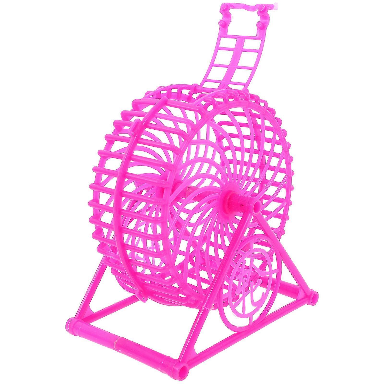 Silent Hamster Running Wheel with Stand & Foot Stuck Design for Dwarf Hamsters, Gerbils, and Mice – Quiet Exercise Wheel for Small Pets