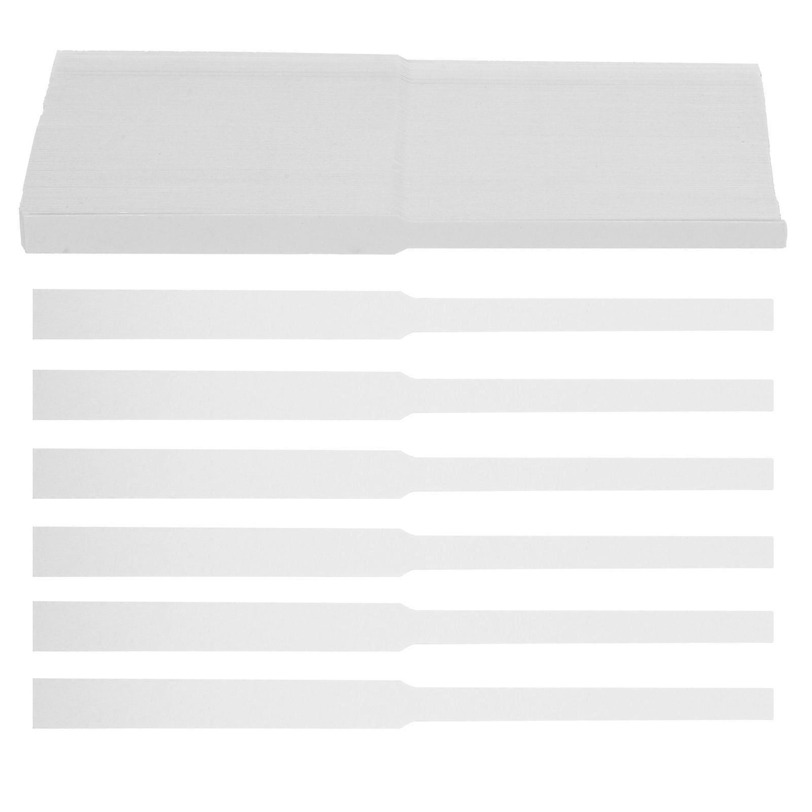 Essential Oils Test Paper 500Pcs For Perfume Evaluation Laboratory Use Rectangular White Convenient For Fragrance Testing