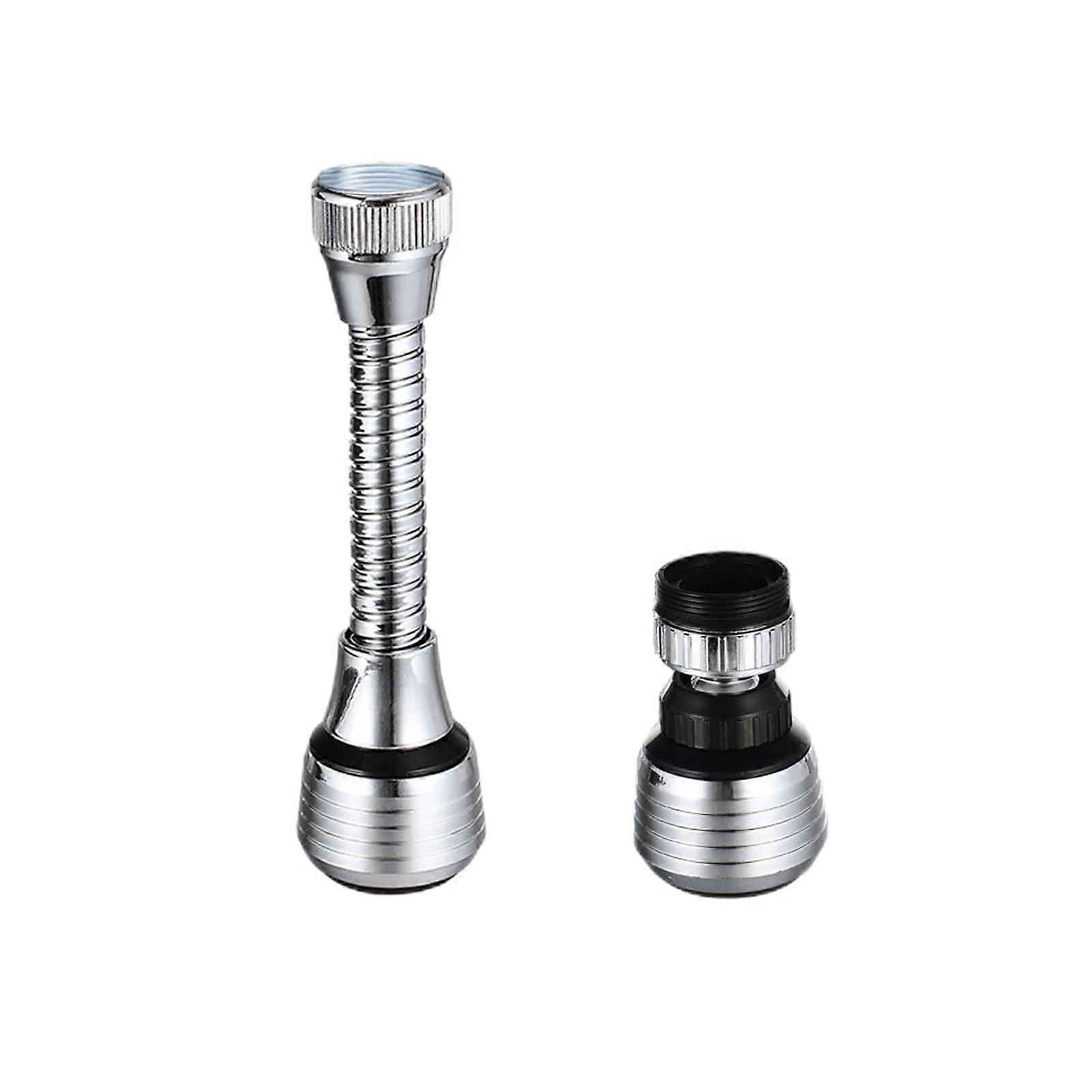 Pack of 4 Tap Extensions, 360 Degree Rotating, Swivel Tap Aerator, 15.5 cm with Filter