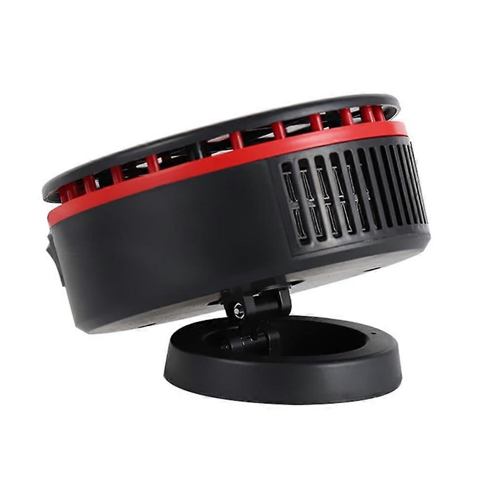 12V Car Heater Defroster with 360° Rotation, 150W Windshield Defroster for Cars, Trucks, Anti-Fog, Black Red