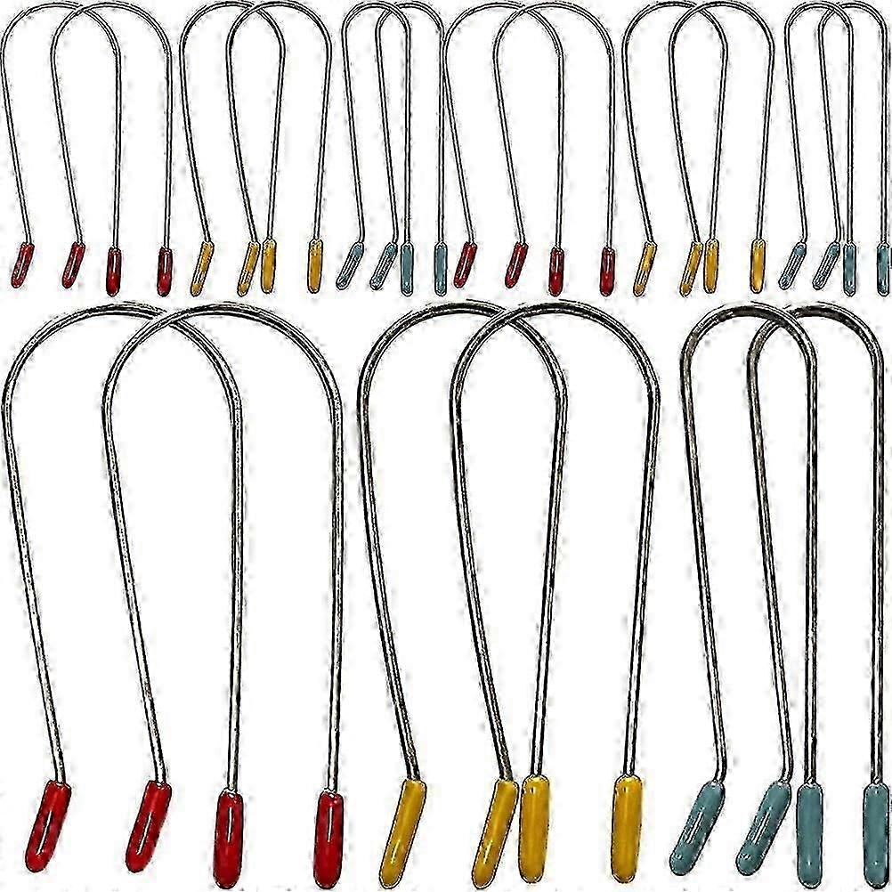 Hot Roller Clips Replacement - 24pcs Stainless Steel Securing Pins for Hair Rollers