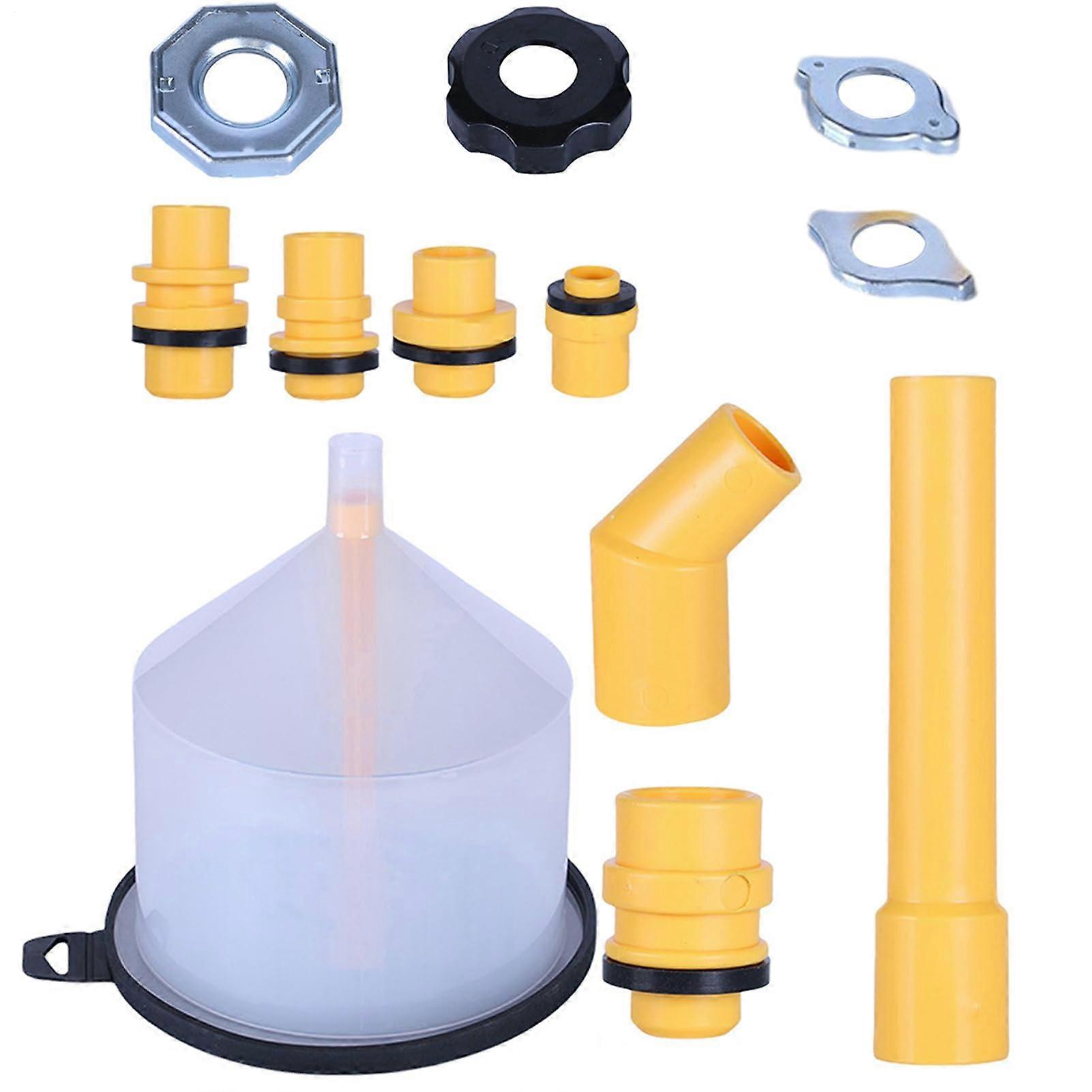 Brake Fluid Funnel Kit Spill Coolant Funnel, 15Piece Cooling Kit NoSpill Coolant Set