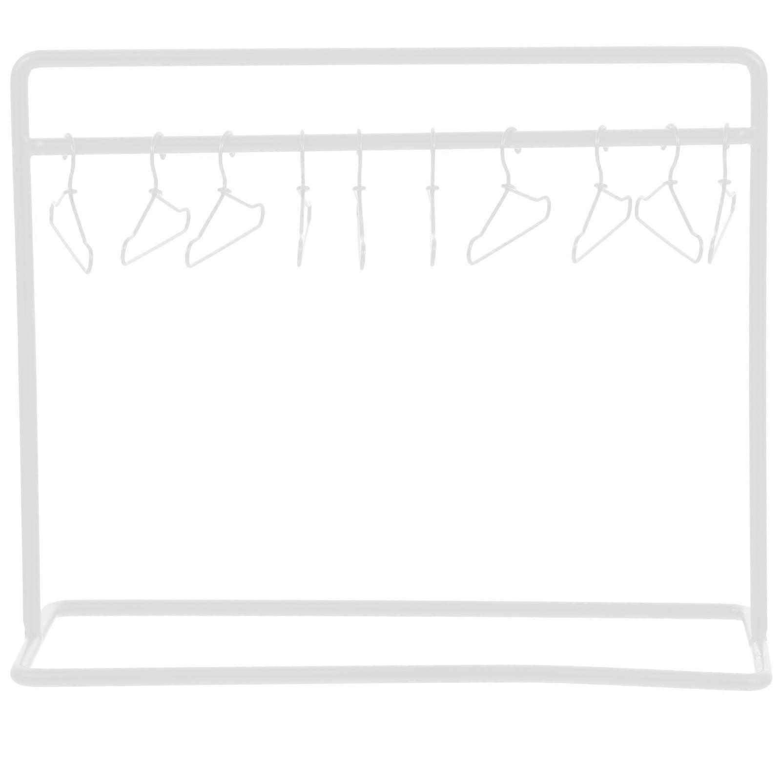 Doll Hanger and Rack Decorative Mini Hangers for Display 3Sets