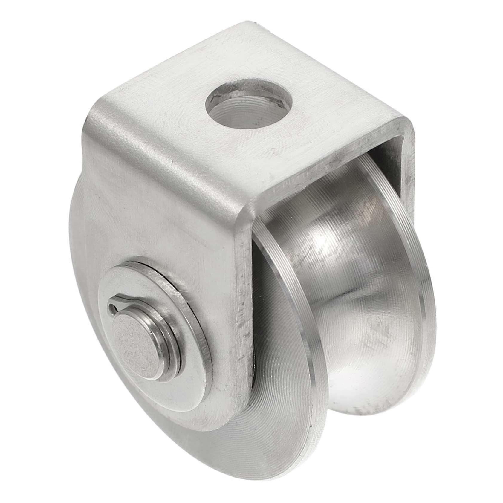 Ushaped Hanging Wheel Fixed Pully Wheel Cable Pulling Rollers Stainless Steel Lifting Pulley