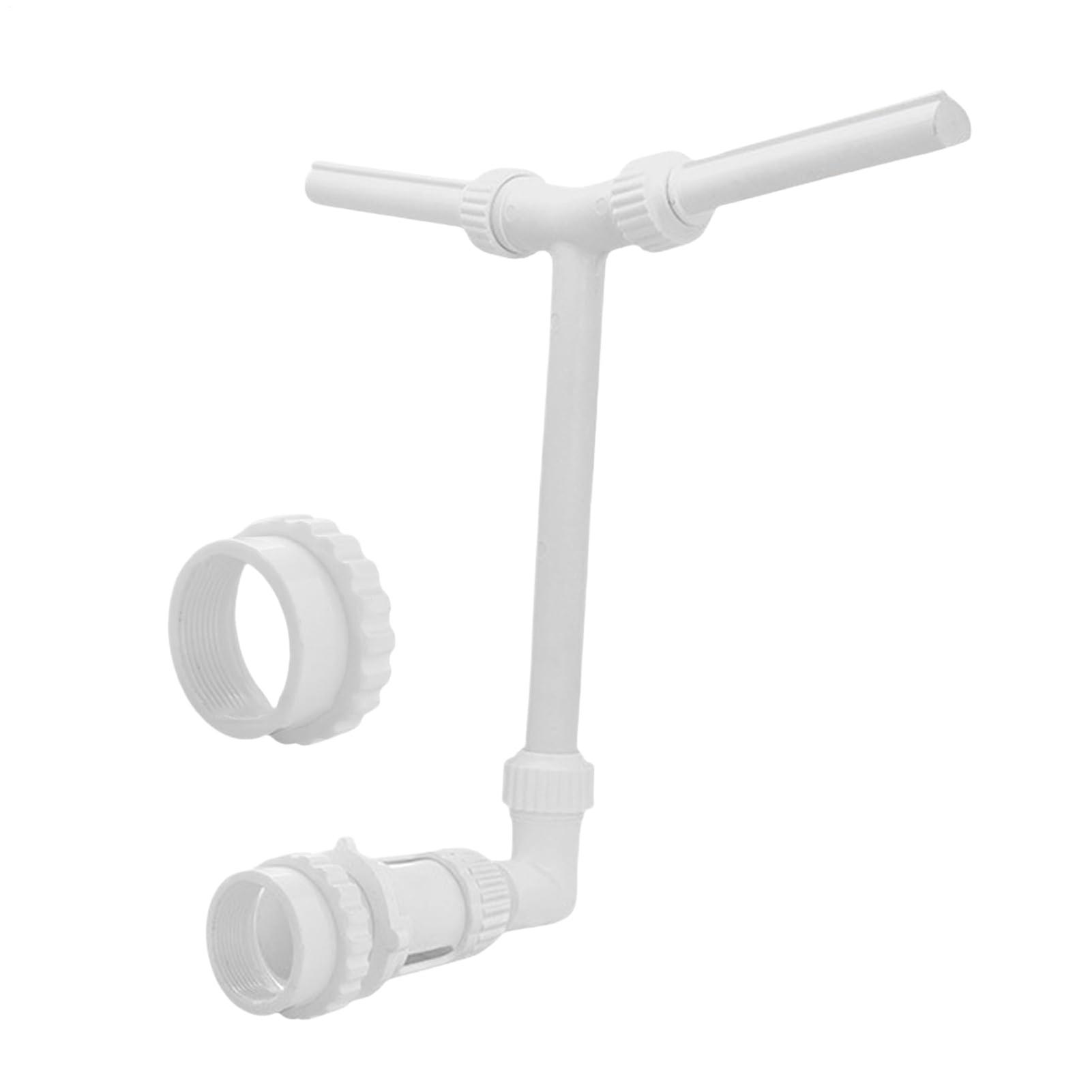 High-Pressure Pool Fountain with Adjustable 360° Spray, Swimming Pool Waterfall Feature, Outdoor Water Sprinkler for Pools