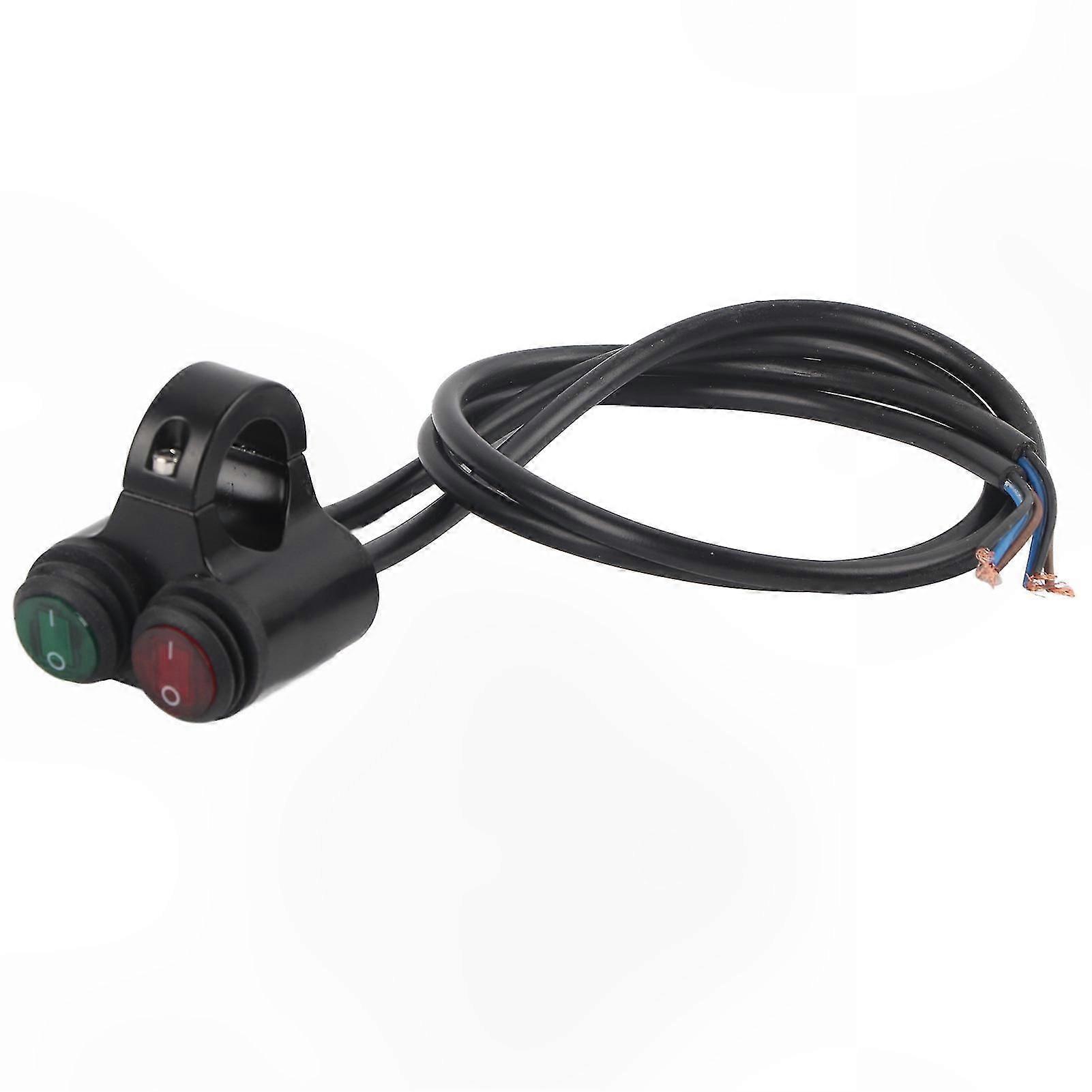 Universal 22mm Handlebar Switch for Headlight Brake Fog Lights Horn Dual Control