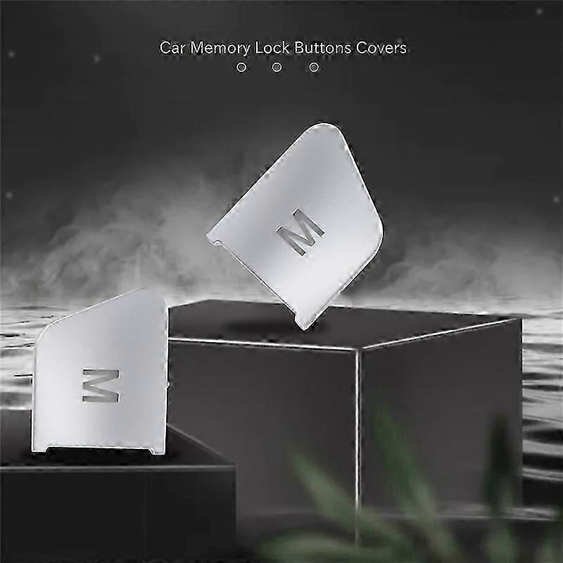 12 Stück Autotür Sitz Memory Lock Tasten Cover Aufkleber für CLA / GLA Serie ML / A / B / E Modelle