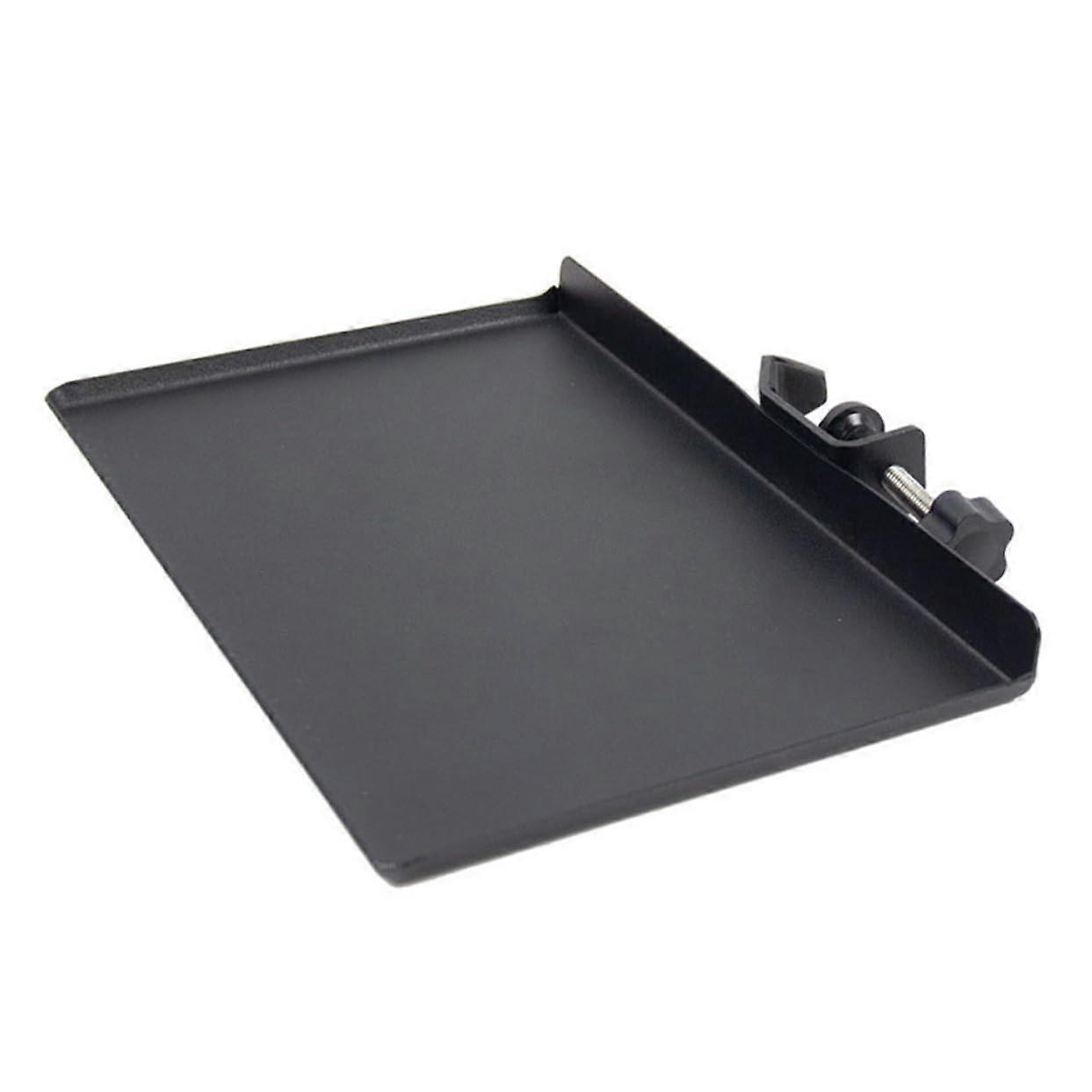 Microphone tray made of durable material for live broadcasts, studio, stage, with universal compatibility for microphone stands