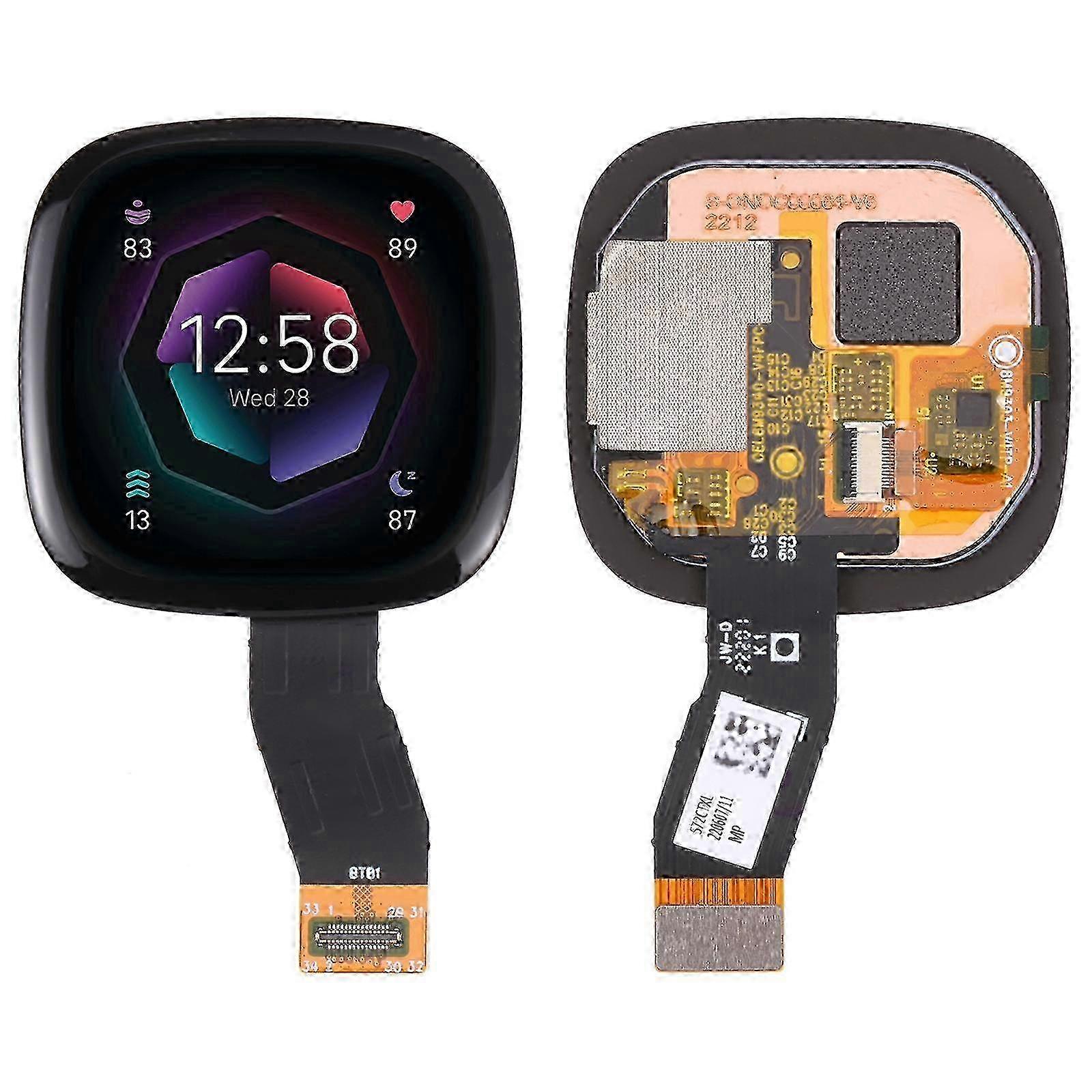 New LCD Screen Replacement for Fitbit Sense 2 - Official Compatible Display