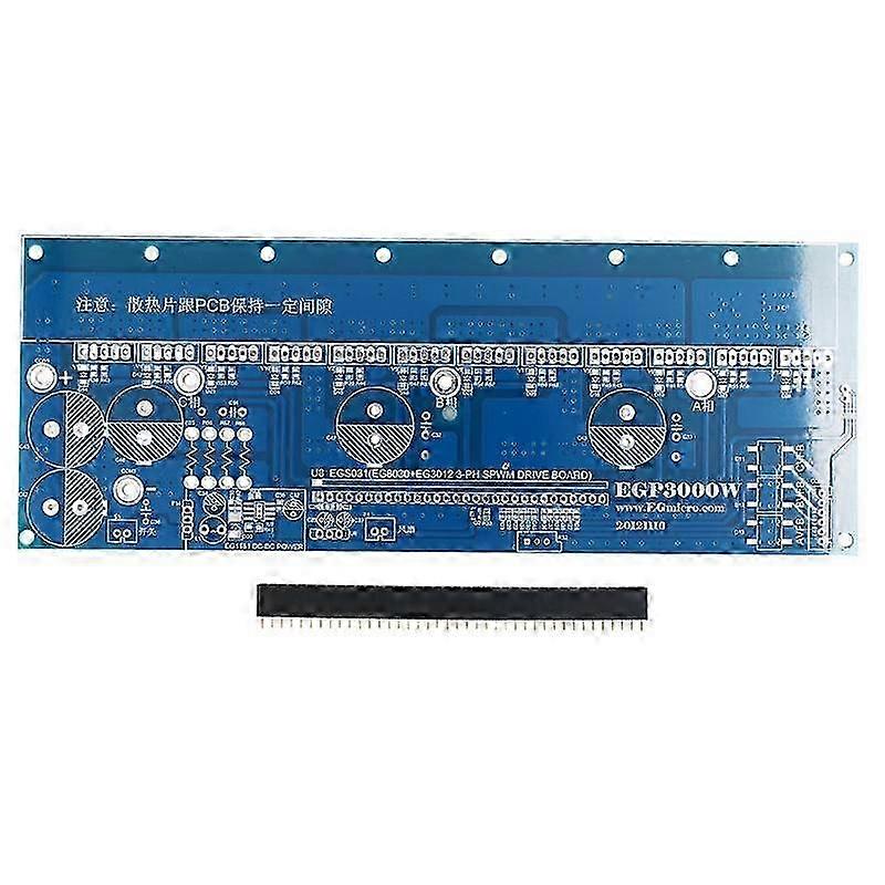 1 Pcs EGP3000W Three-Phase Inverter Pure Sine Wave Power Board PCB Empty Board EG8030 for DIY