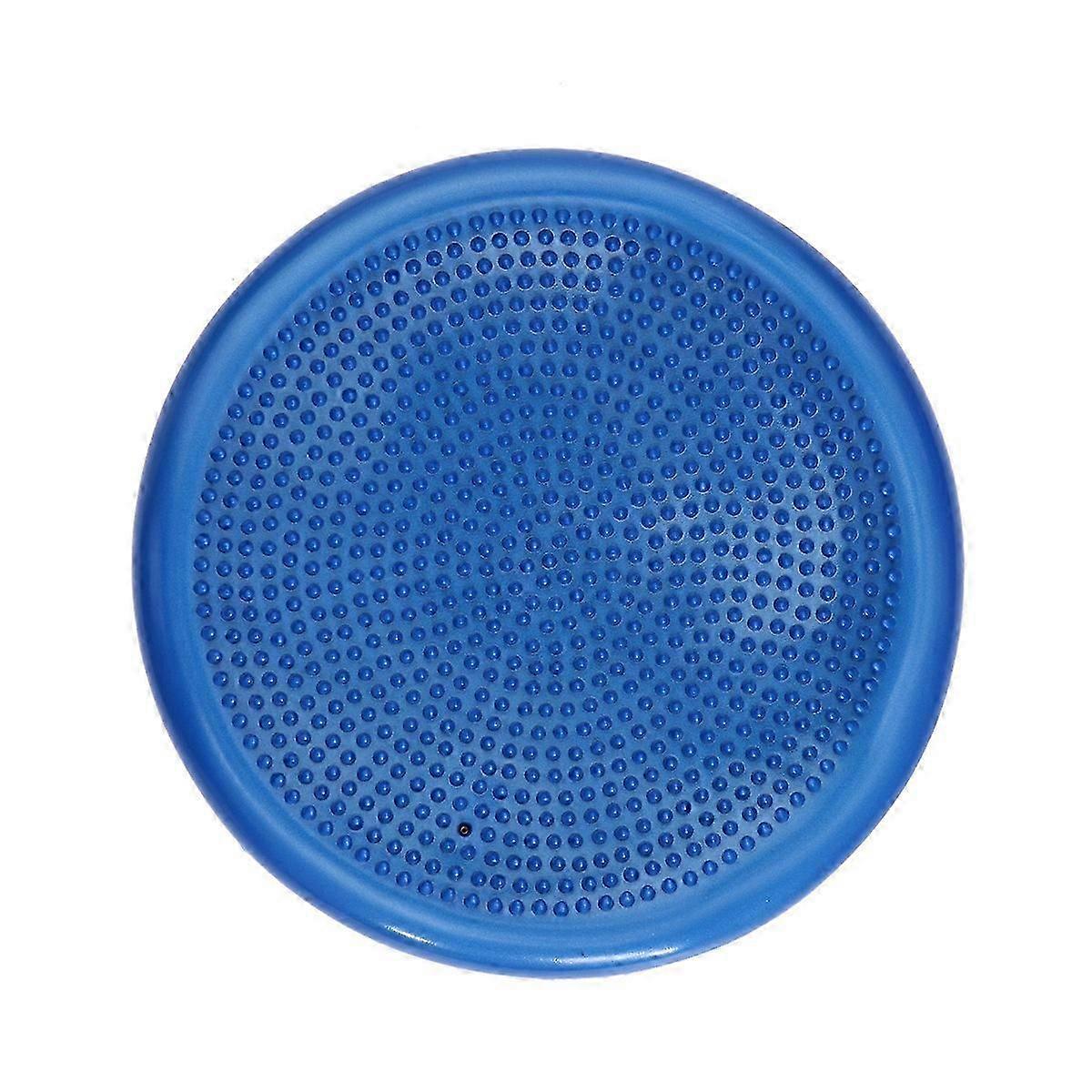 Ergonomic Wobble Cushion For Sensory Input During Exercise Sitting And Therapy In Blue 13 Inches Diameter 1Pcs