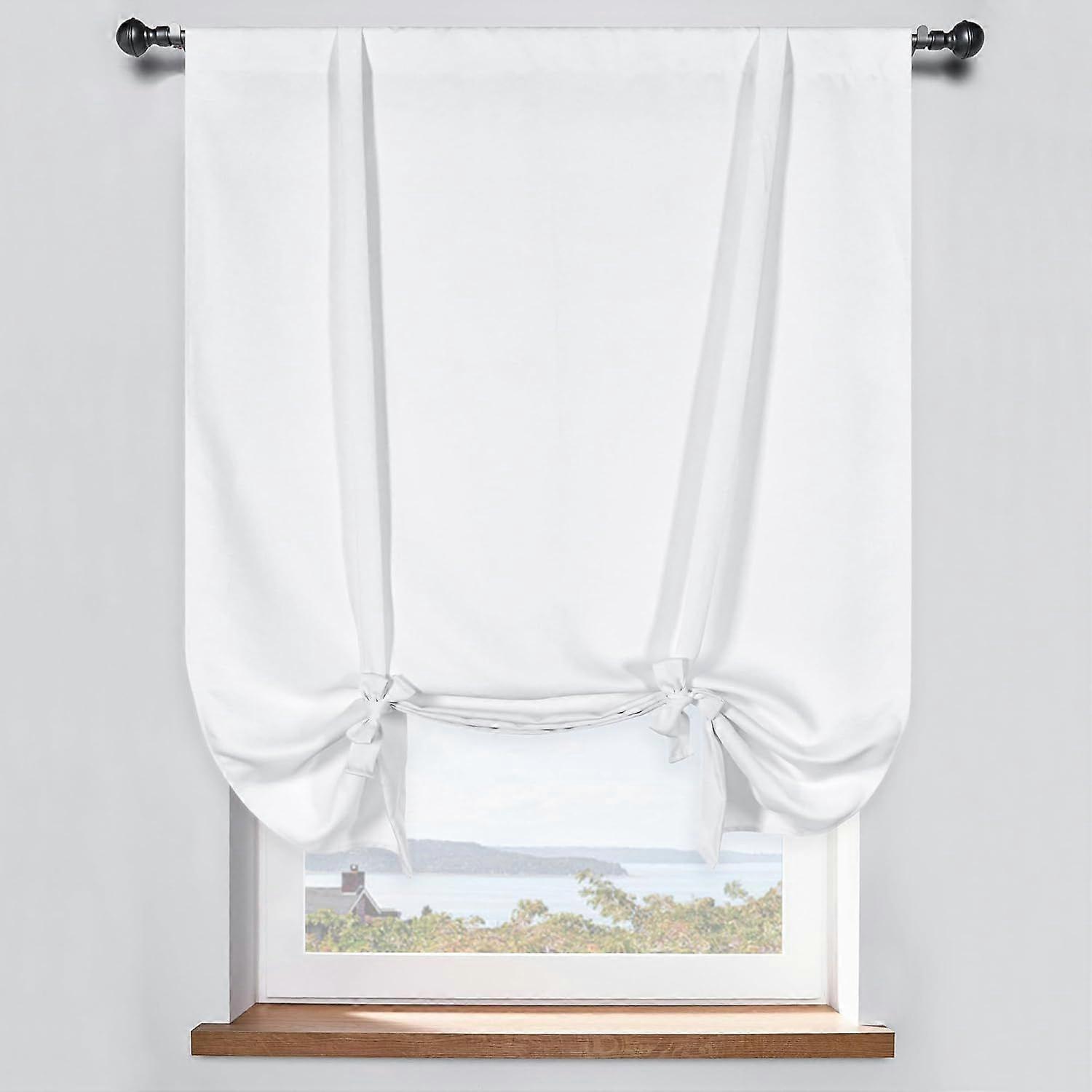 Adjustable Thermal Insulated Solid Blackout Curtain Energy Efficient Tie Up