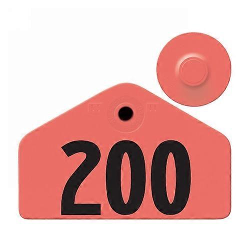 Allflex Allflex Global Tamperproof Numbered Hog Tags Red, 1 Count