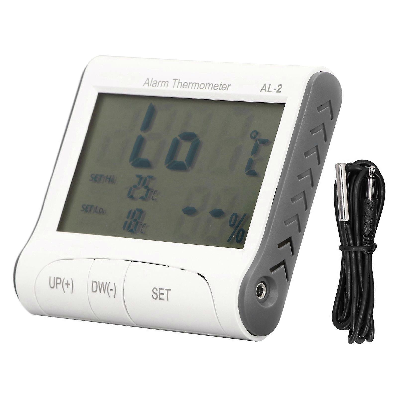 Digital Thermometer Hygrometer / High Low Temperature Automatic Alarm Digital Storage Function Meter with LCD Screen