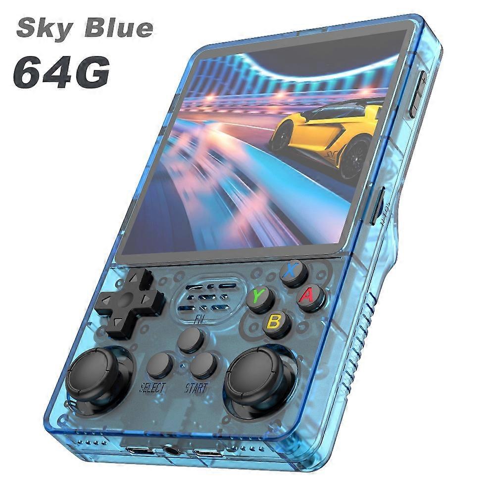 TOP Sale 4" IPS Big Screen R36S Plus Retro Handheld Game Console Linux 64-bit System RK3326 Portable