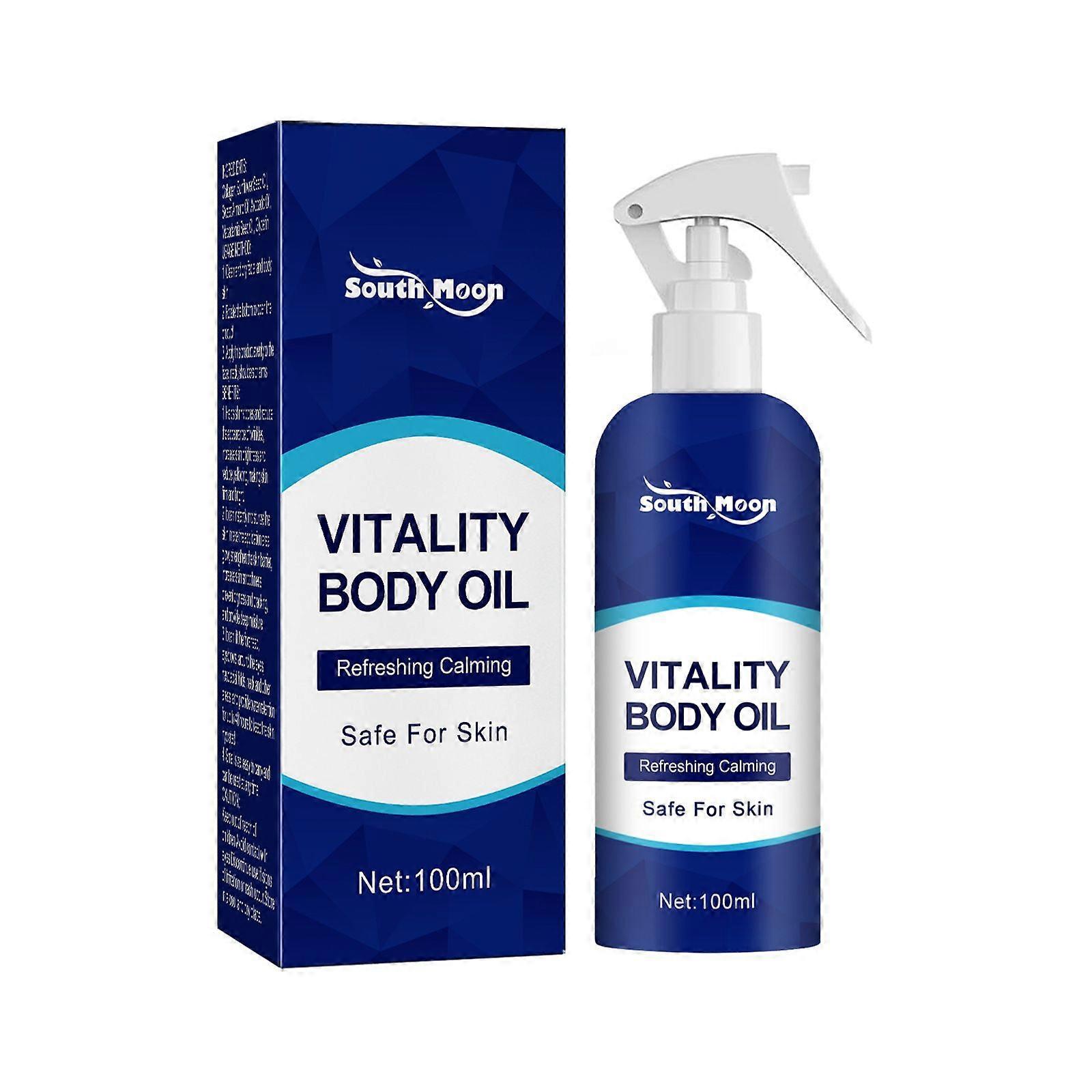 Vitality Body Oil, Refreshing Dry Body Oil Spray, Skin Moisturizer, Body Oil for Pleasant Smell and Refreshment, 100ml