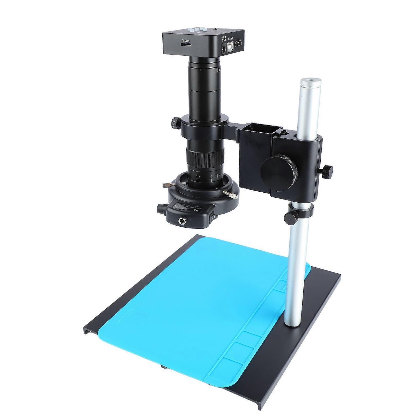 Monocular Zoom Industrial Microscope Camera 34MP HDMI 10X-180X