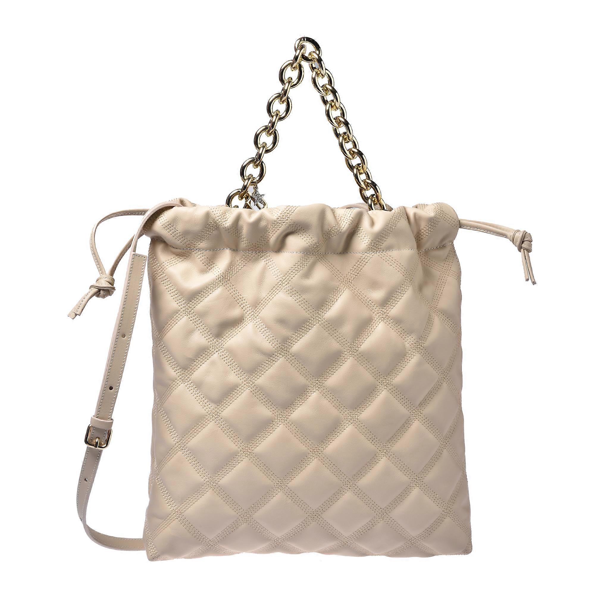 Baldinini - Vanilla Quilted Leather Crossbody Bag