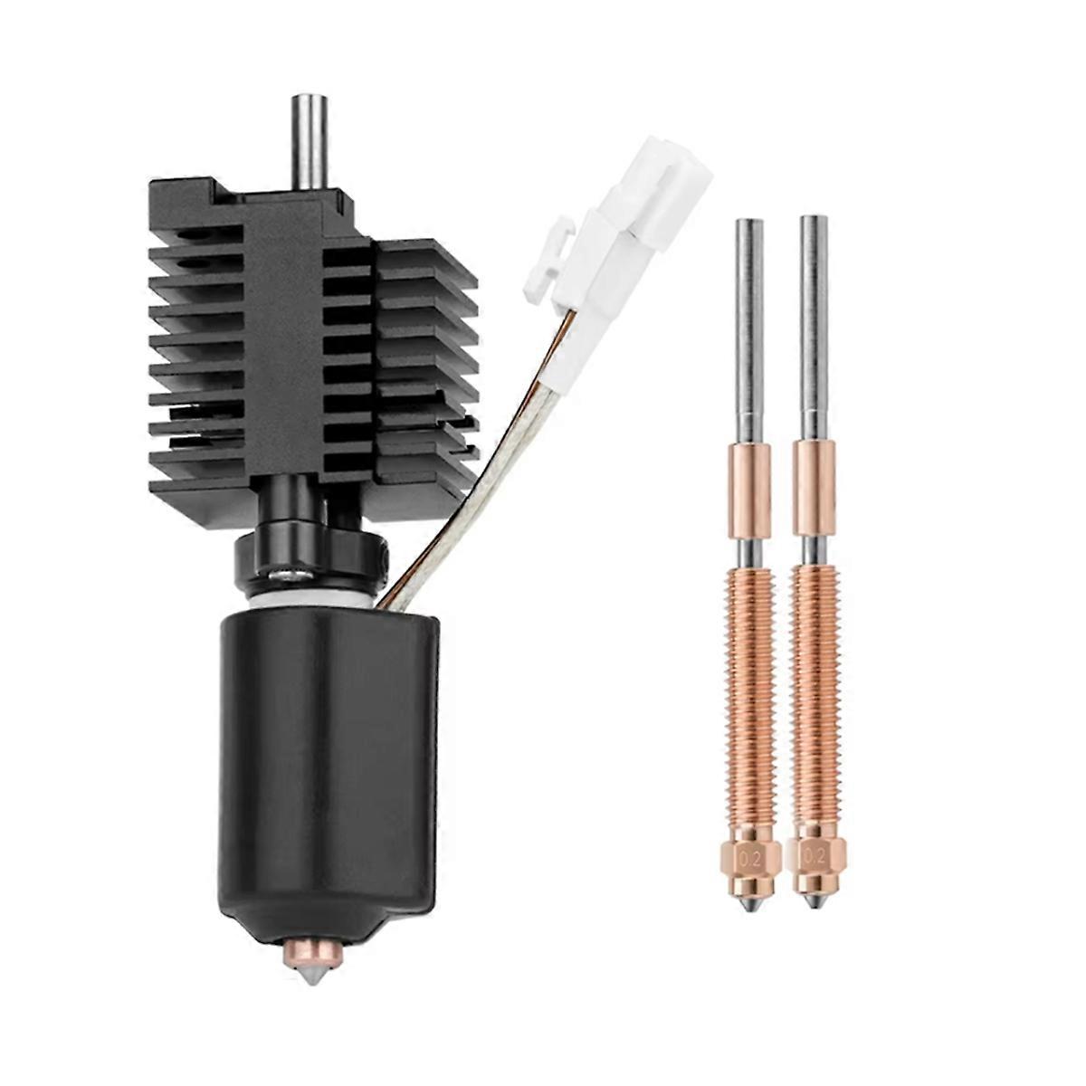 For K2 Plus Ceramic Heating Block Kit Ceramic Heating Block Replacement Hot End for 3D Printer Spare Parts