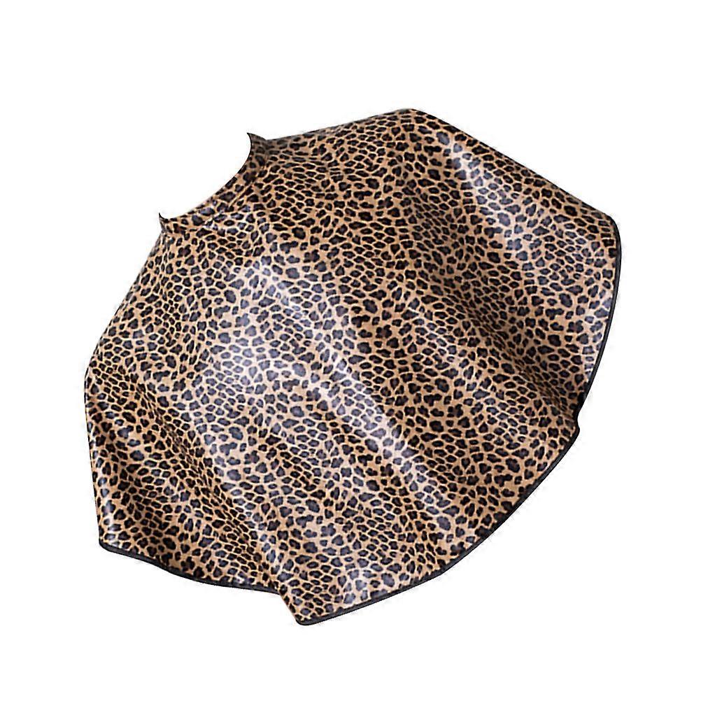 Brown Hair Salon Cape for Hair Oil Treatment Practical and Durable Apron for Home and Shop Use Fits Most Sizes