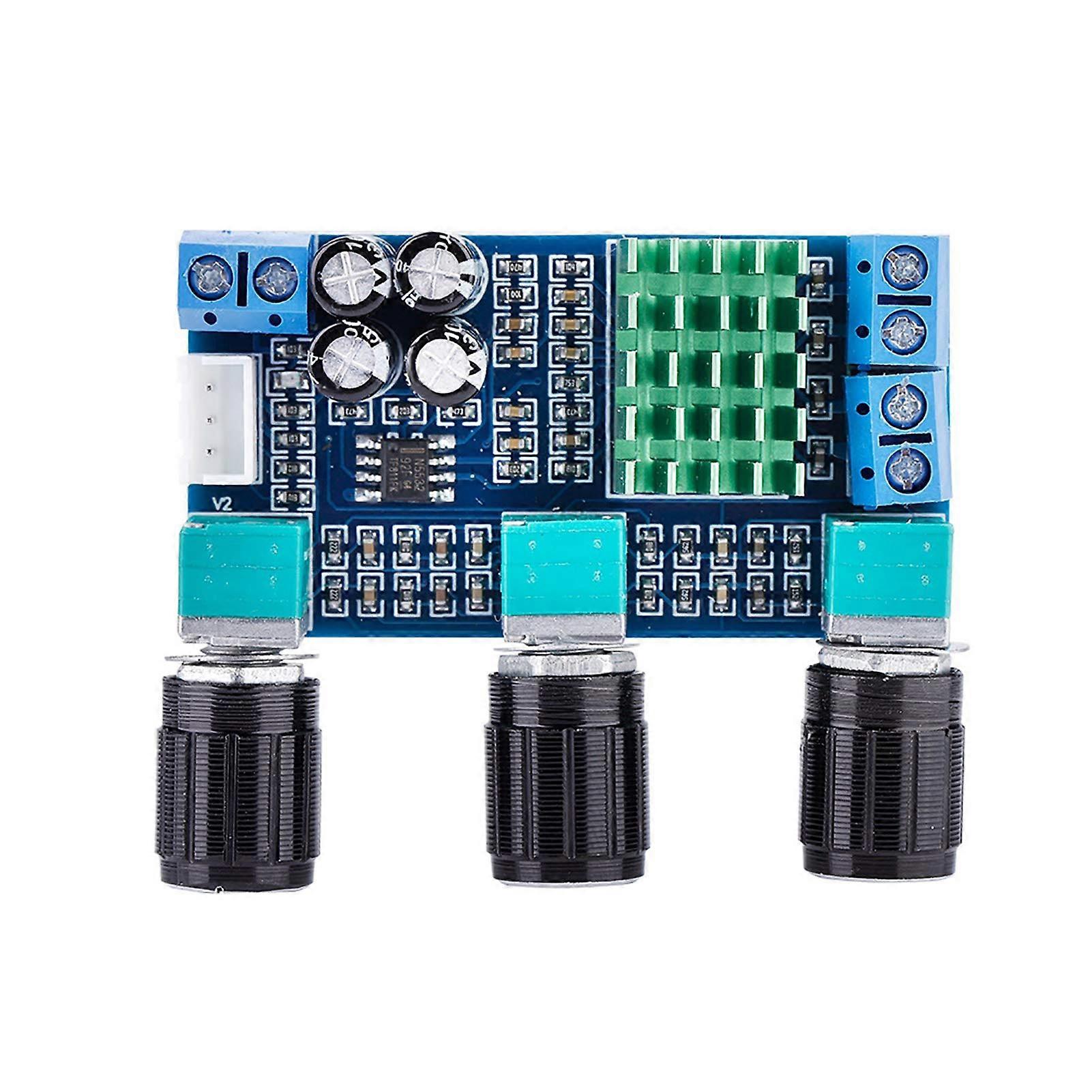 TPA3116D2 Amp Module With Adjustable Volume Control, 80W X 2 Output, DIY Audio Projects, 48 Ohm Speaker Upgrades