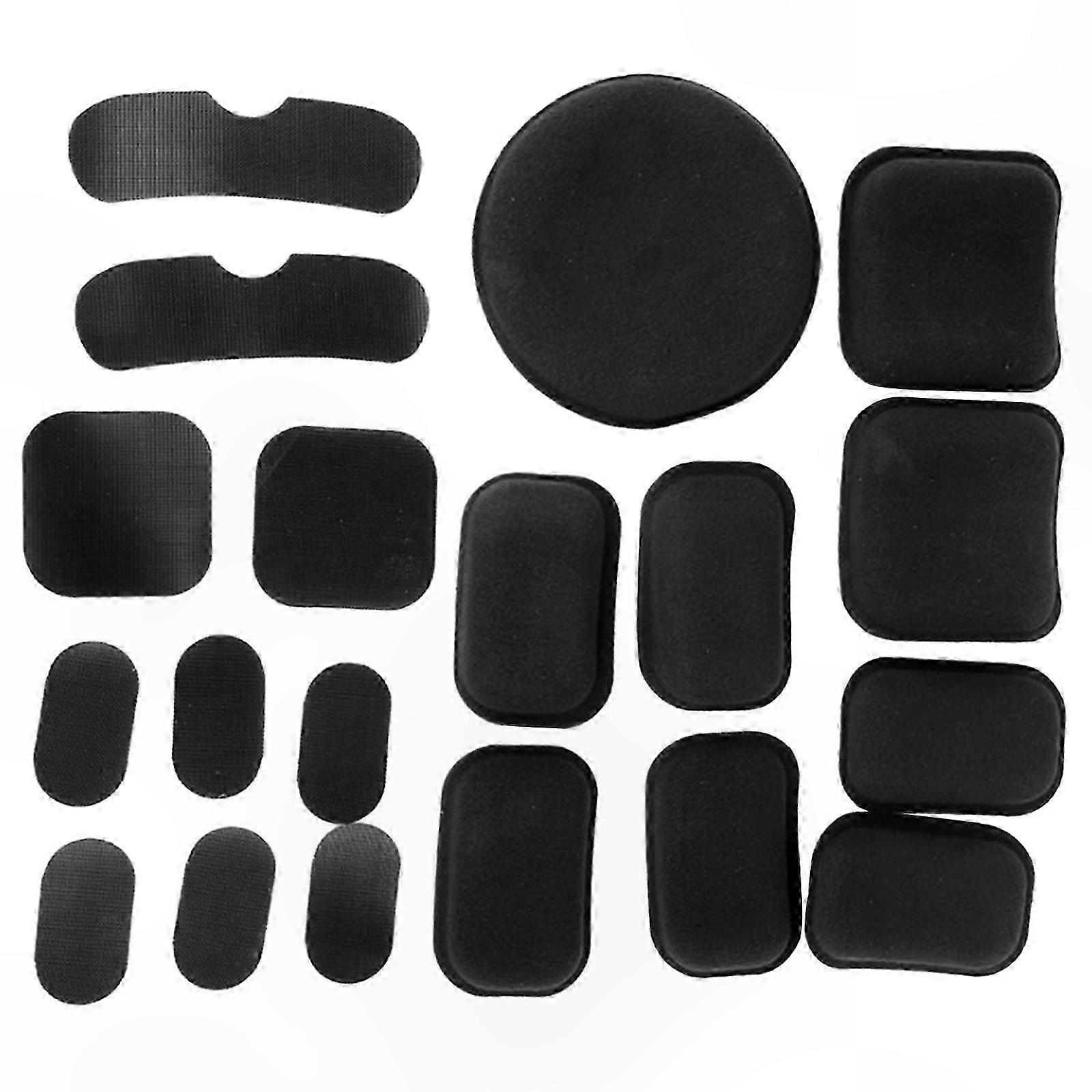 Universal Helmet Padding Kit - 19Pcs Foam Cushion Inserts for Motorcycle Helmets