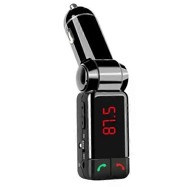 FM Transmitters Bluetooth Car Kit FM Transmitter Handsfree Aux Mp3 Player Modulator with LED Display Portable Dual USB Charger
