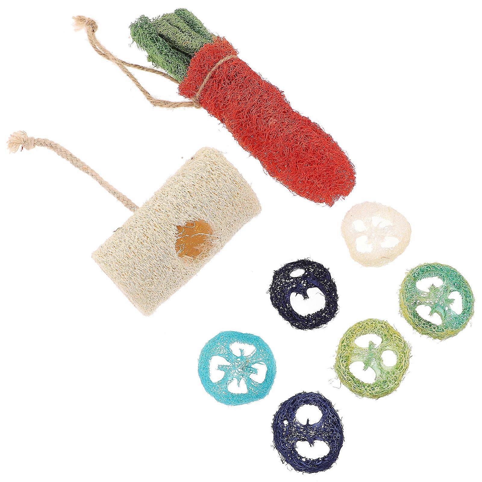 Small Animals Toys Rabbit Chew Toys for 8Pcs Assorted