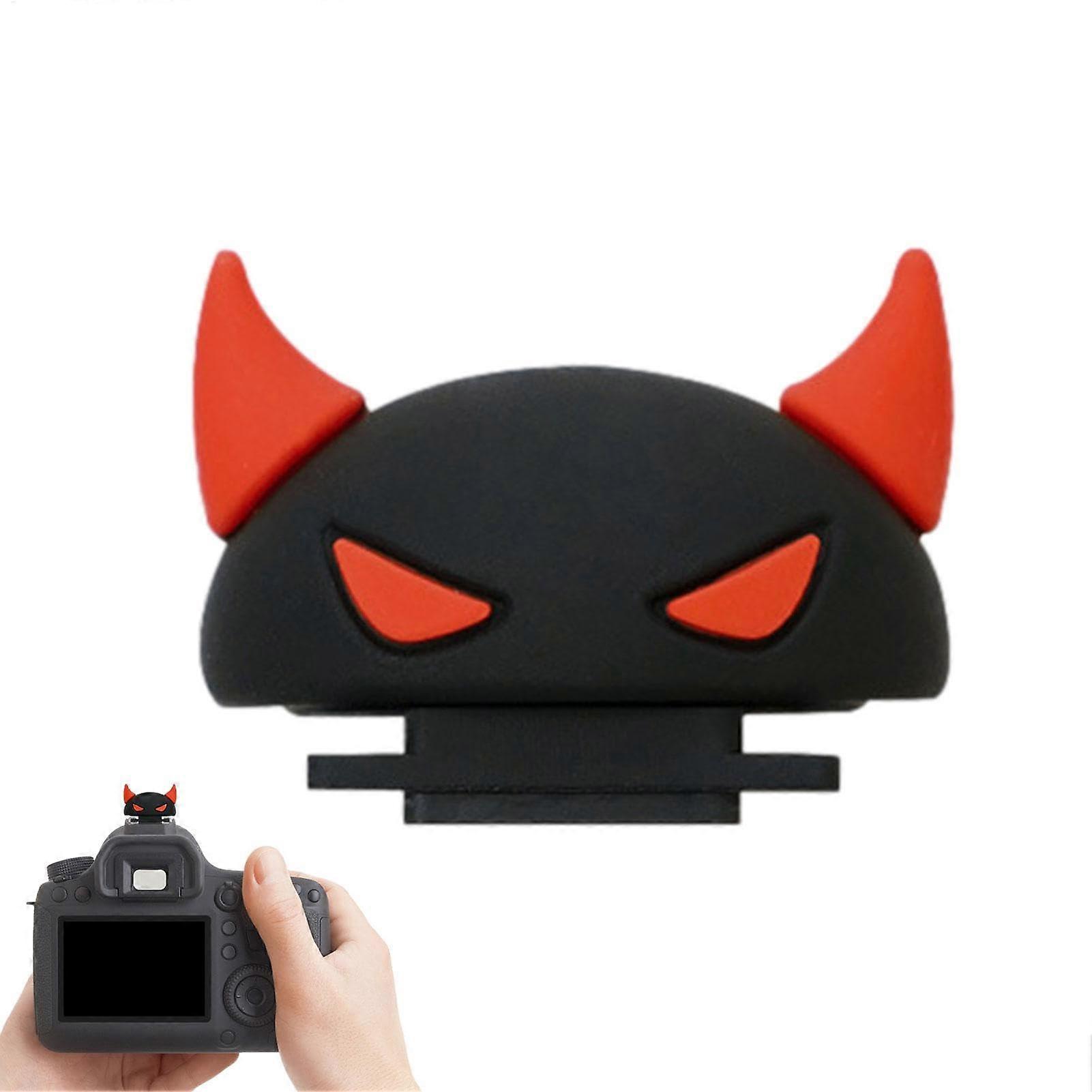 Camera Flash Cover Hot Shoe Protector Cap Little Devil DSLR Compatible Shoe Mount Cover Camera Accessory Protector