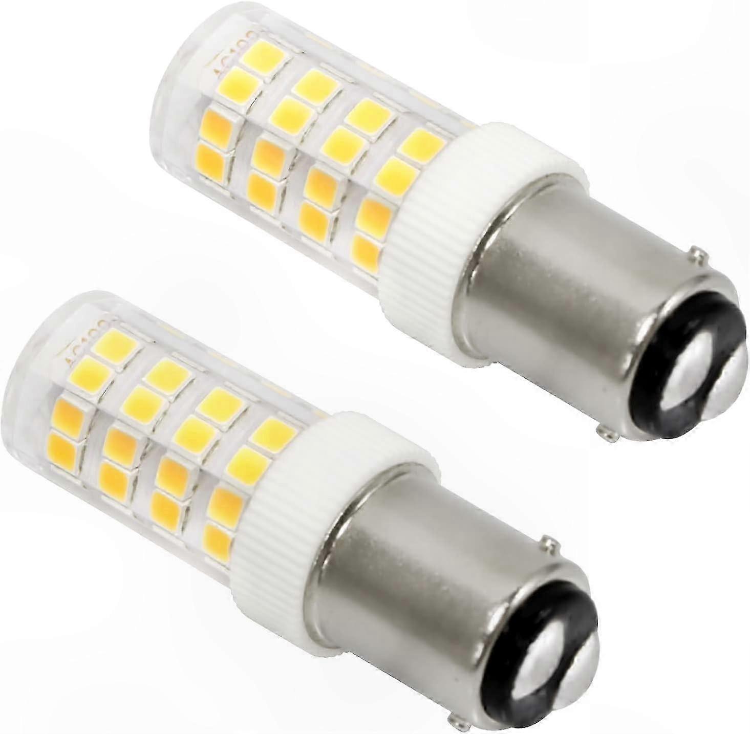 B15 Bajonett LED-Birne 5W 300LM warmweiß 3000K für Nähmaschinen und Dunstabzugshauben nicht dimmbar 2er-Pack