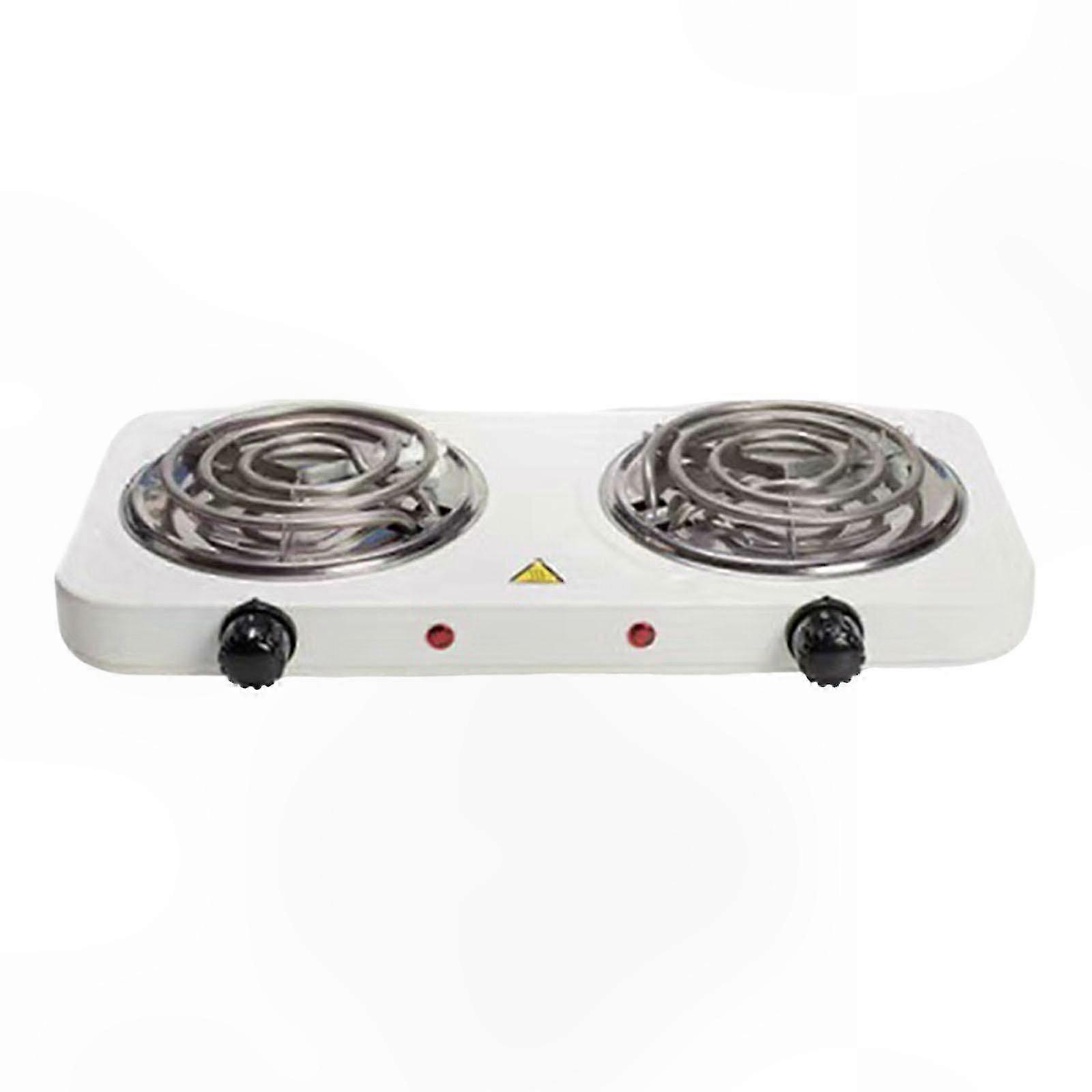 Single Burner Electric Cooktop with Power Lights and Easy Clean Surface