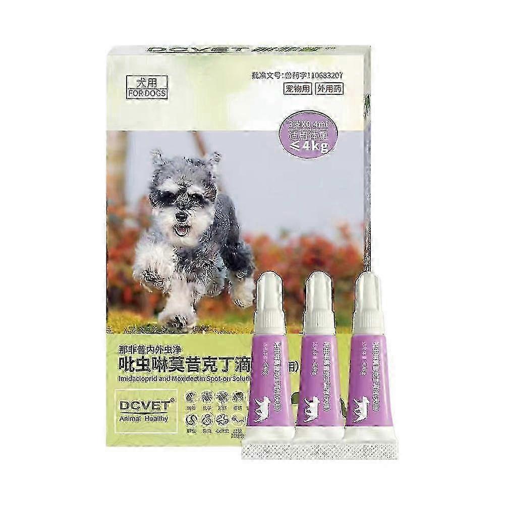 Ormemidler for kjæledyr i forskjellige aldre, kroppstyper og raser