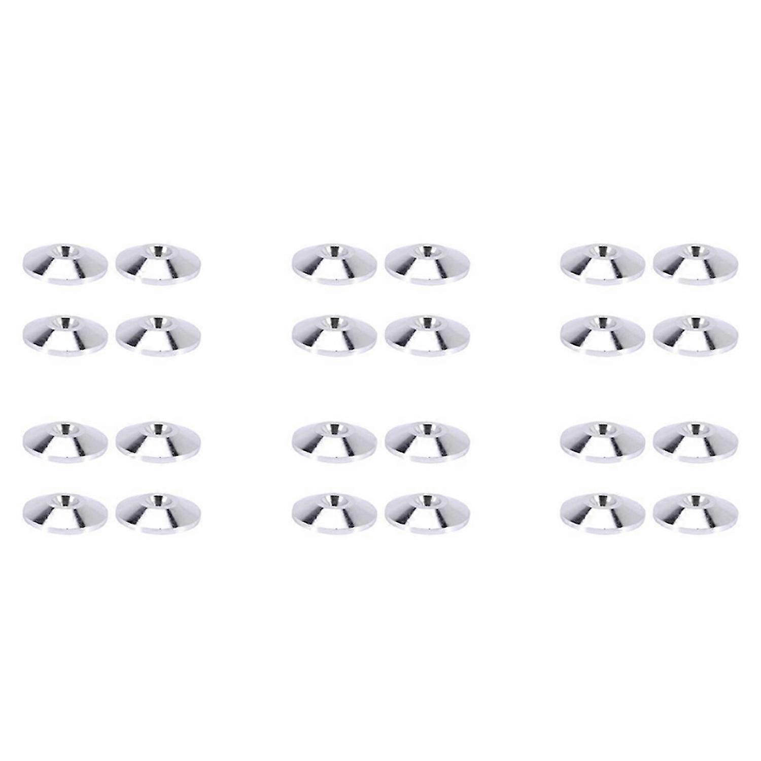 4 Pcs Speaker Pure Copper Spikes Pads(Silver)