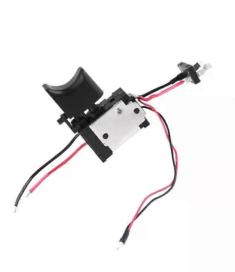 168V 18V Lithium Battery Cordless Drill Speed Control Trigger Switch With Light Power Tool Accessories