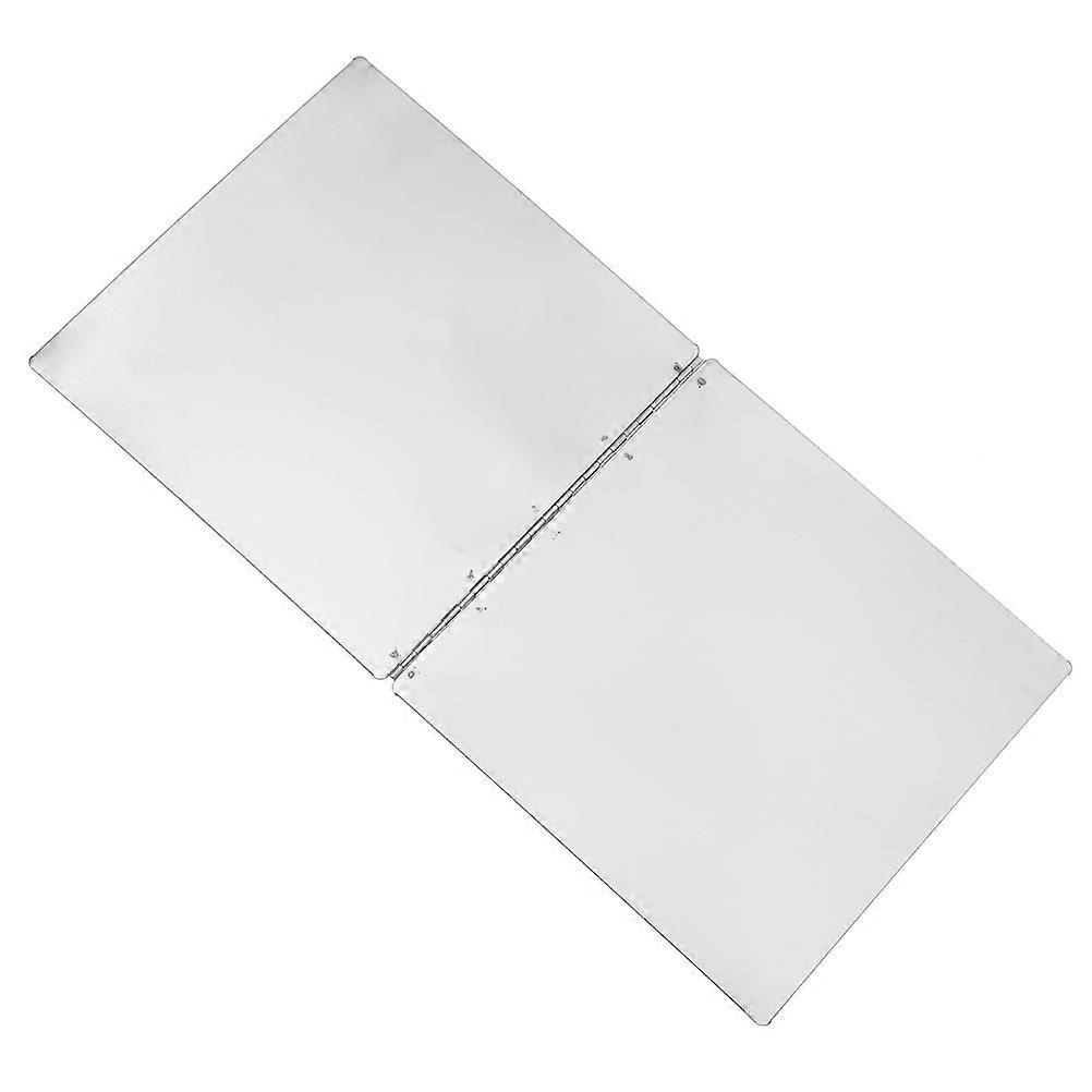 Kitchen Oil Splash Guard Stainless Steel Foldable Backsplash Protector