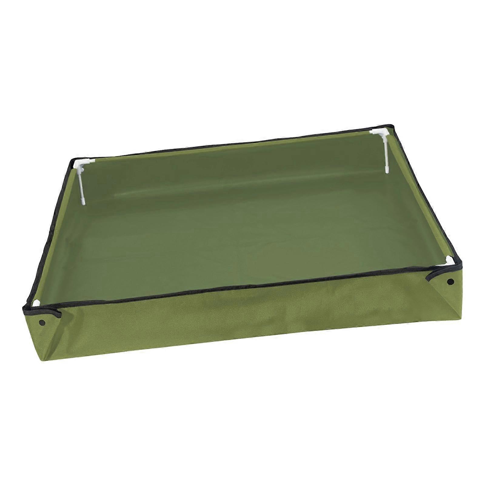 Portable Shower Pan For Kids Sandbox Toys, Foldable Reusable Floor Base Tent Tray, Outdoor Camping RV Indoor