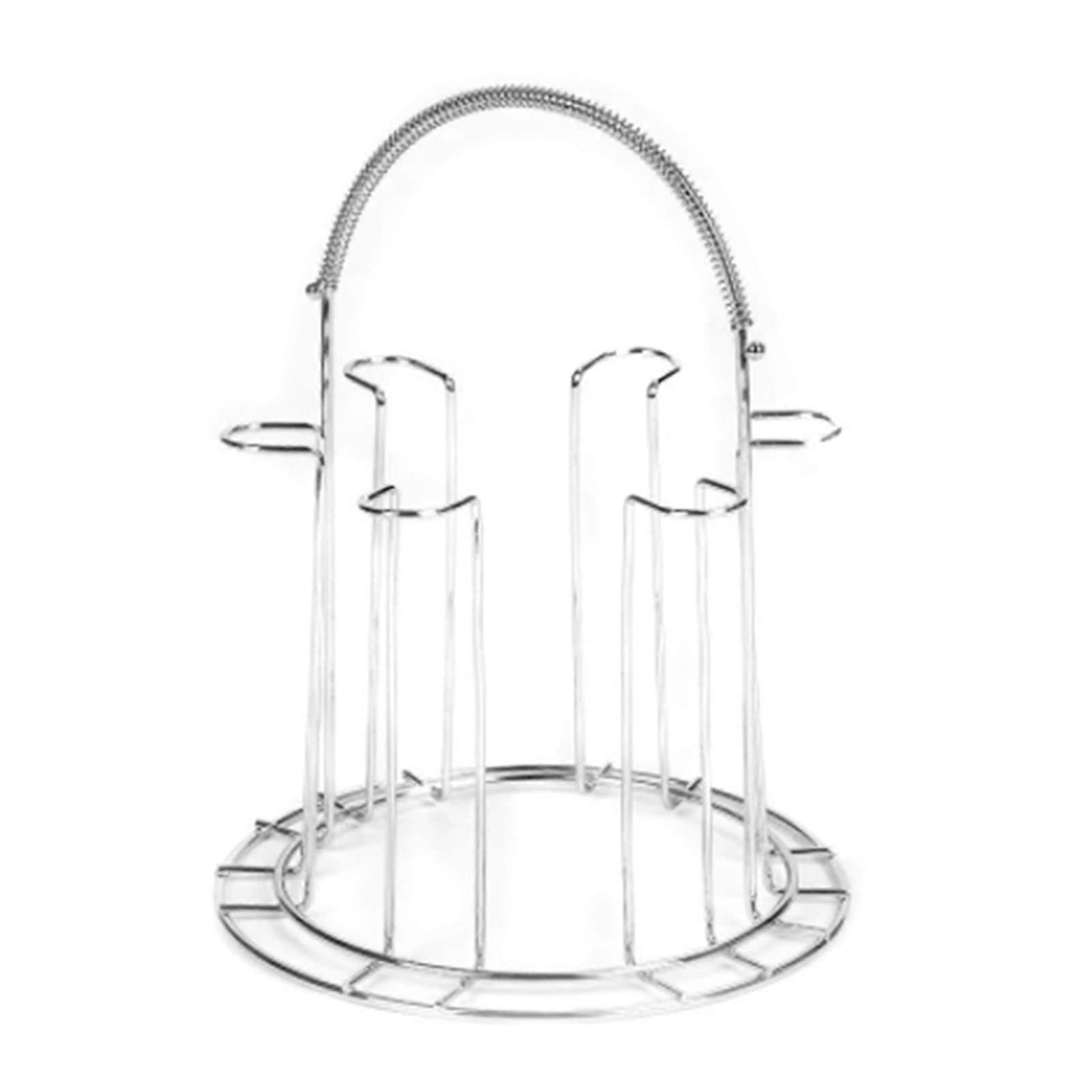 Cup Drying Rack Stand for Water Bottles and Drinking Glasses, Space-Saving Draining Holder for Home Kitchen and Office Use