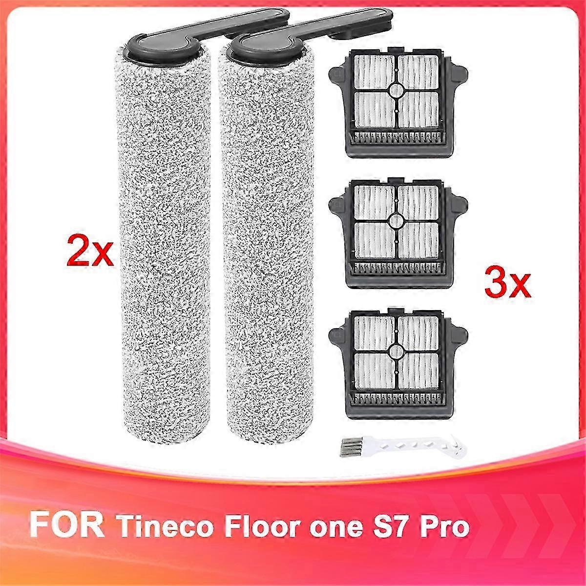 Replacement Brush Roller + HEPA Filters Replacement Parts for Tineco Floor ONE S7 PRO Wet and Dry Va Edition 0919
