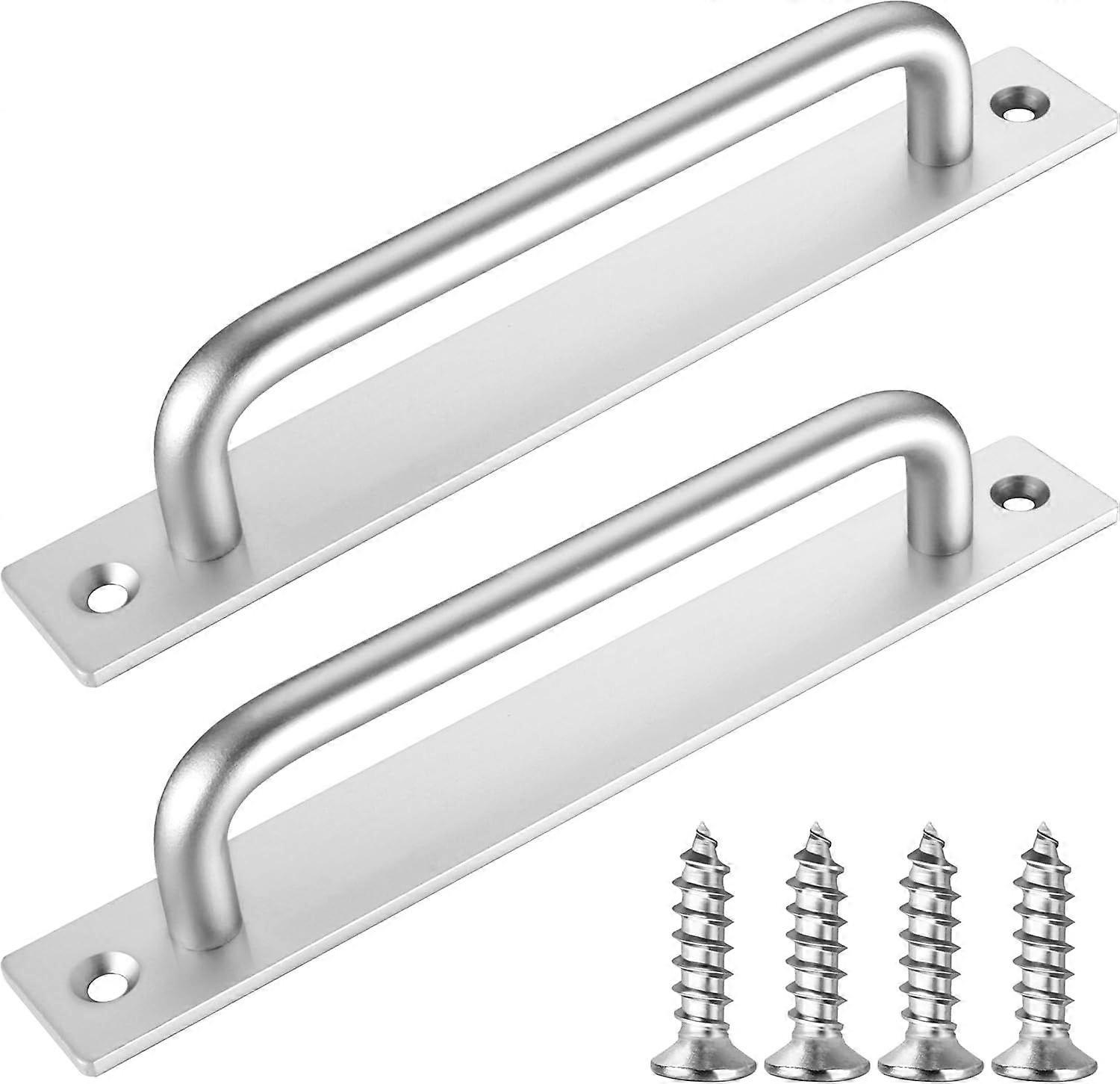 Pieces Sliding Barn Door Handle, Sliding Door Handle Pull Handles Door Pull for Wooden Door, Outdoor Garden, Wardrobe Closet 160MM