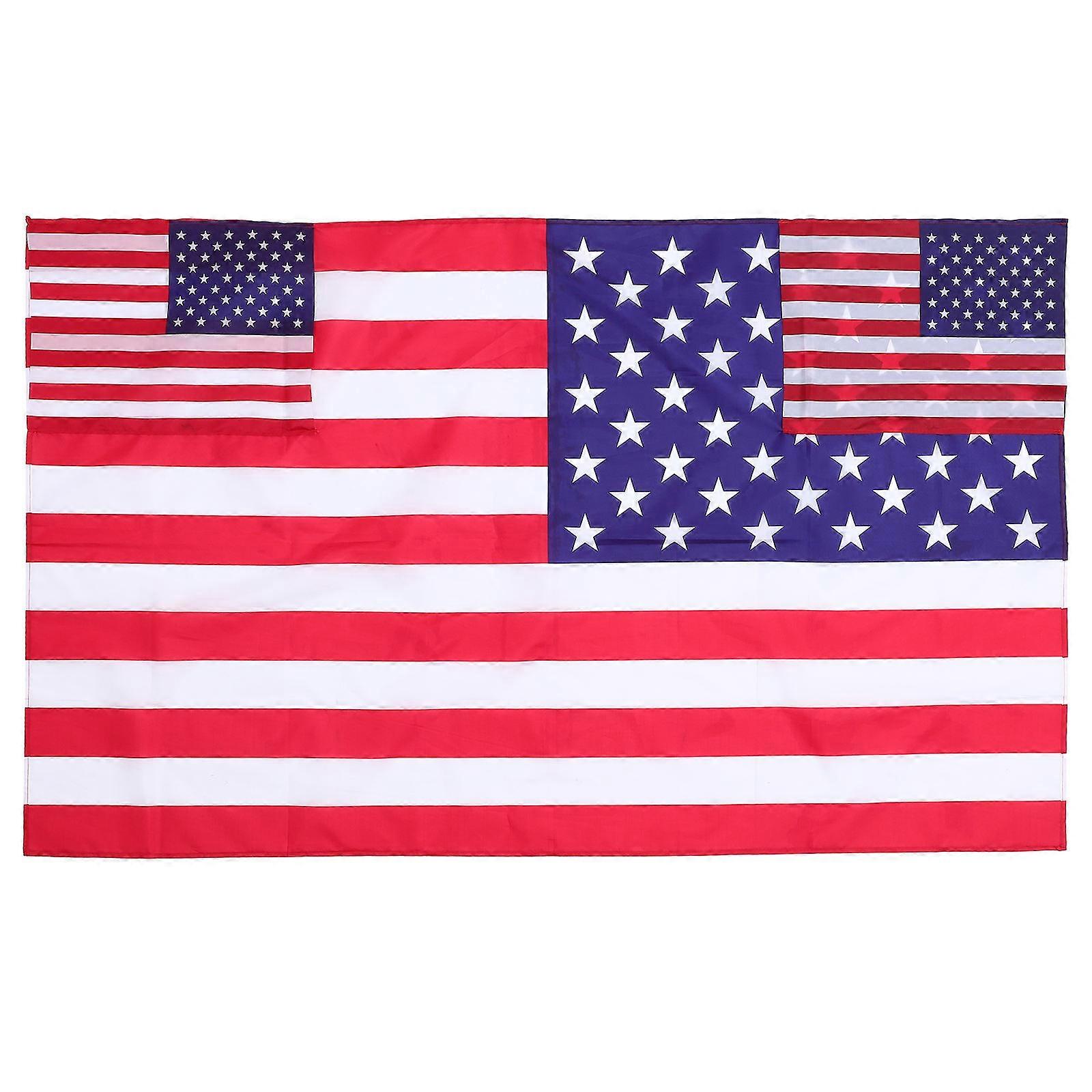 American Flag Cloak for Party Durable Cloth Material with Cape