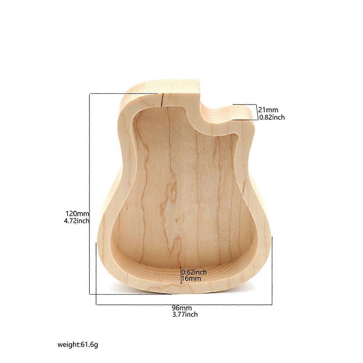 Guitar Shaped Guitar Pick Storage Plectrum Container