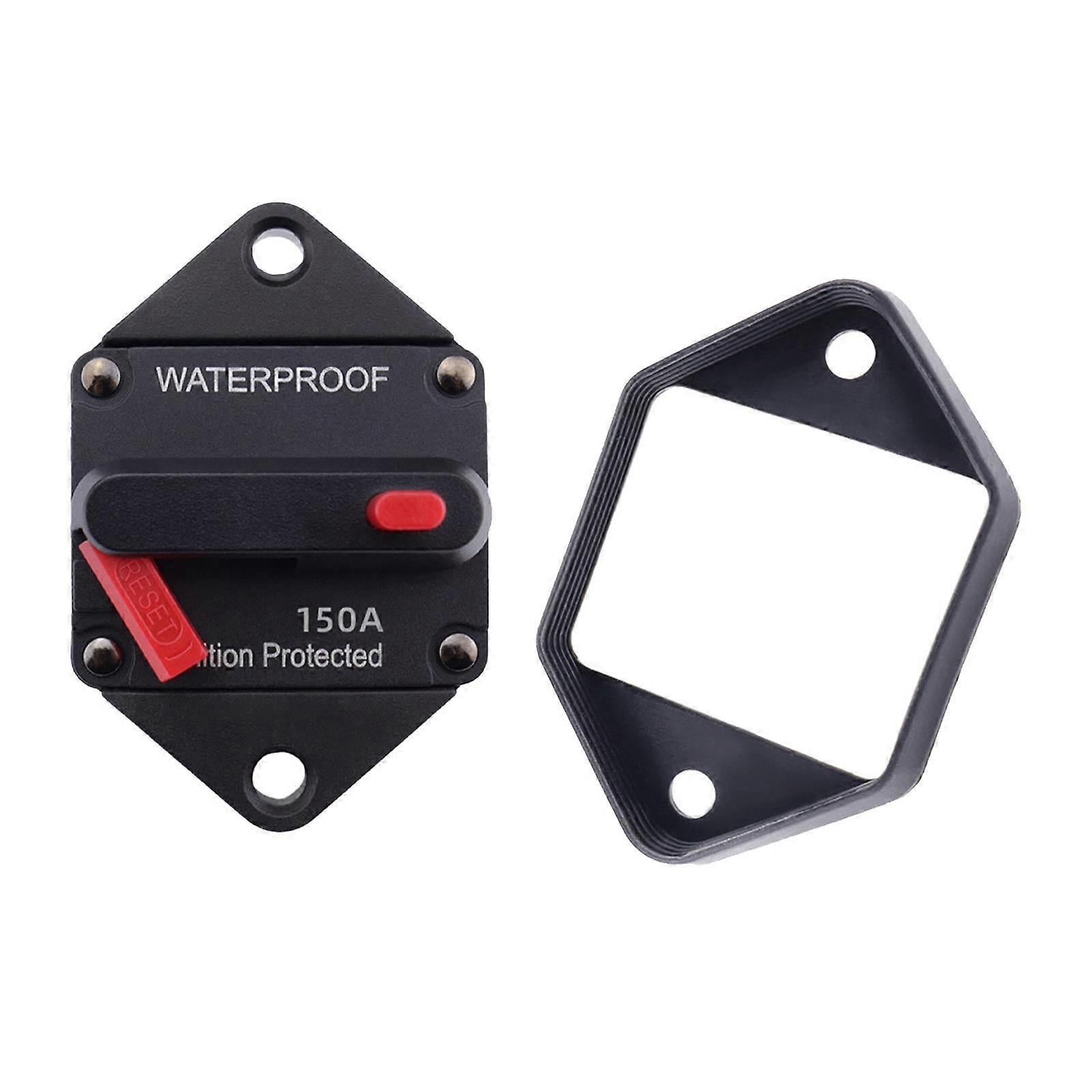 yotijar Circuit Breaker Compact Maximum Voltage 48V Waterproof for Truck ATV RV 150A